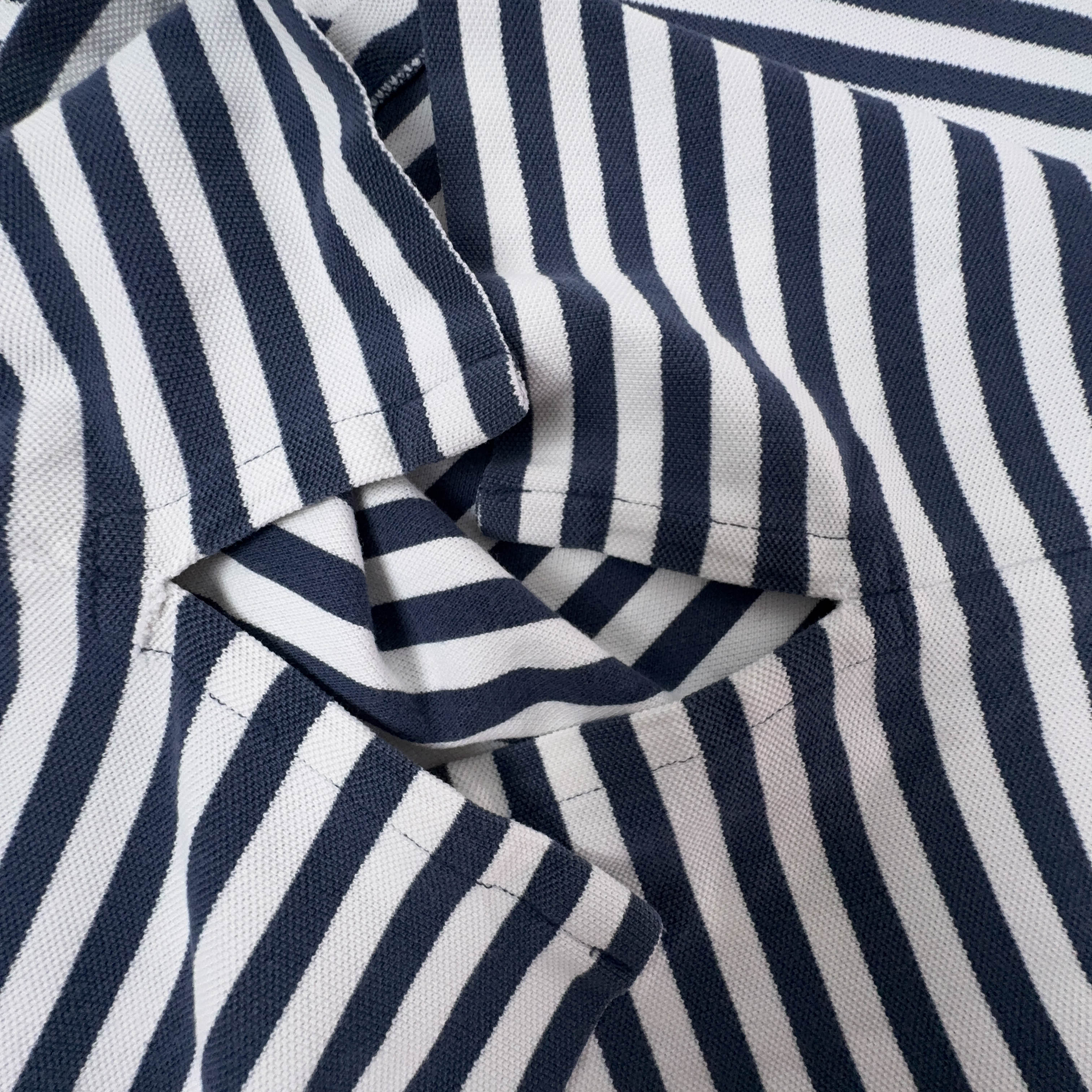 Polo Ralph Lauren a righe bianca e blu custom fit - Taglia M uomo
