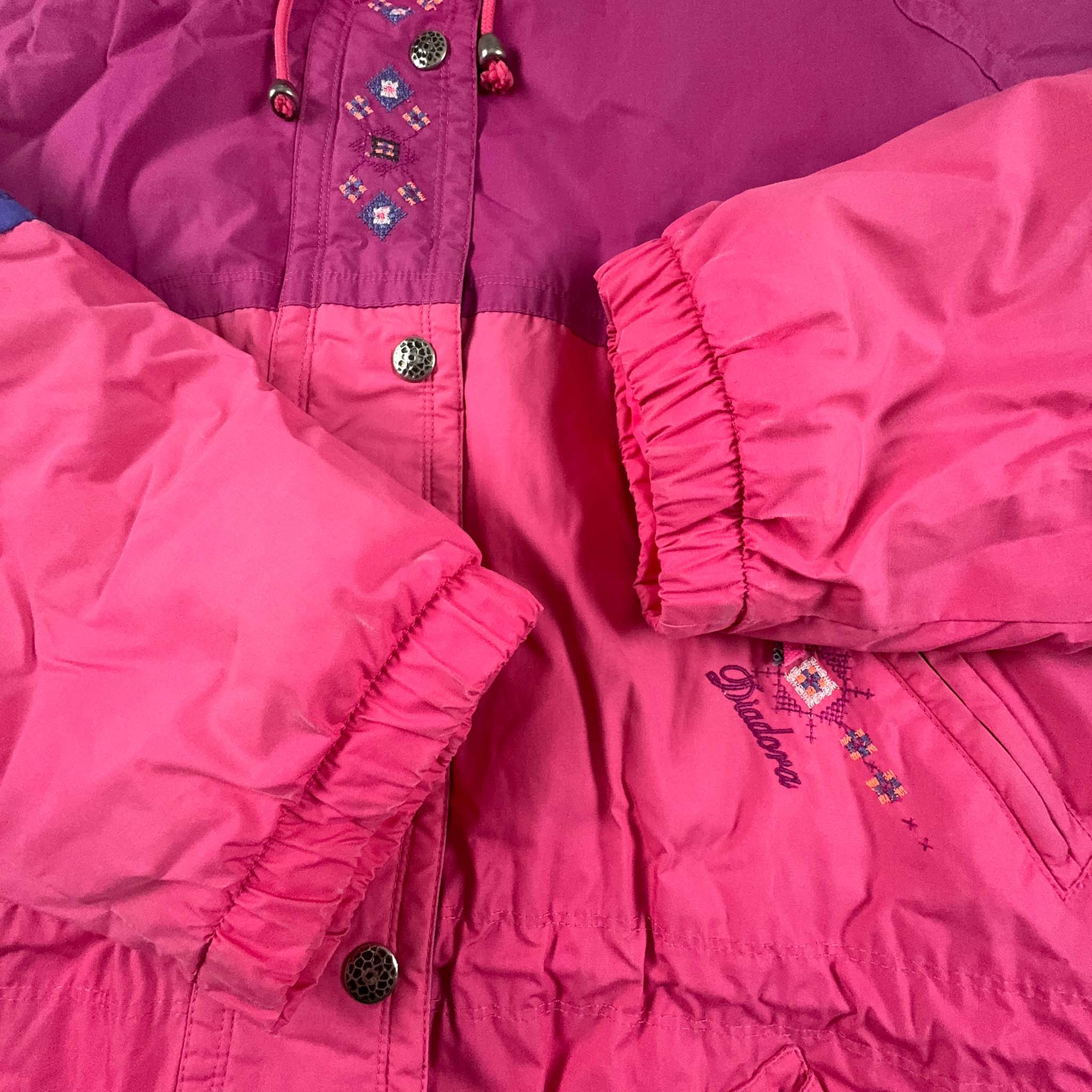 Giacca da Sci/Snowboard Diadora Vintage rosa - Taglia M uomo