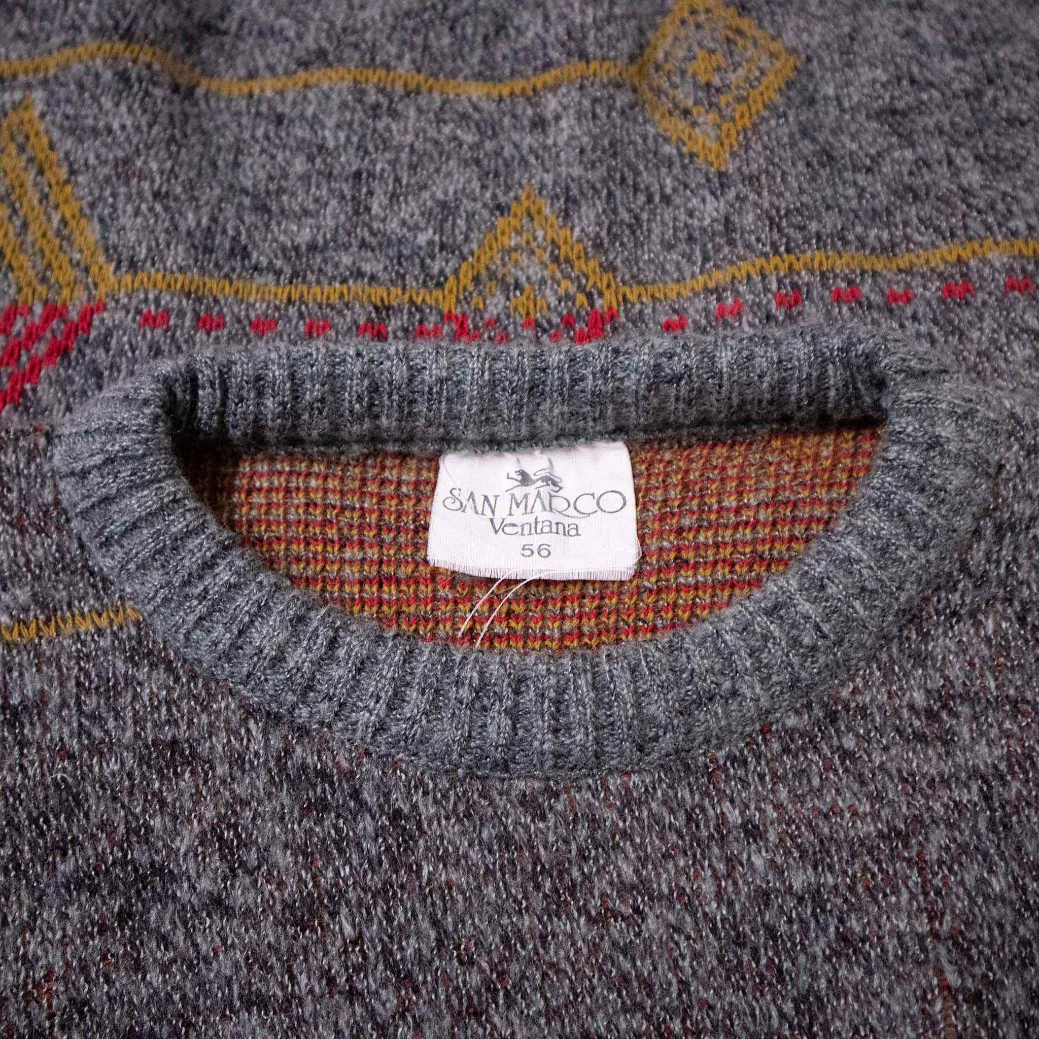 Vintage sweater 45% wool - Size XL