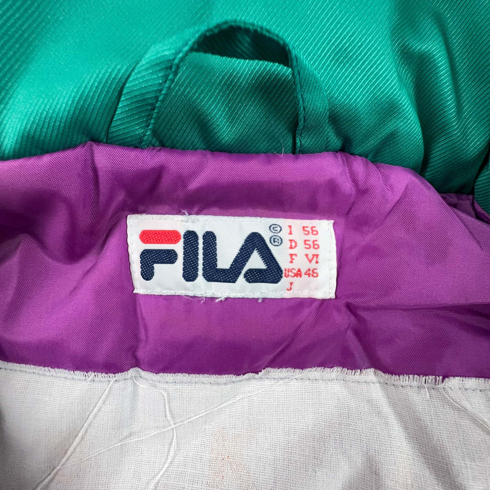 Giacca da Sci/Snowboard Fila Vintage Ski Italia Team - Taglia XL/XXL uomo