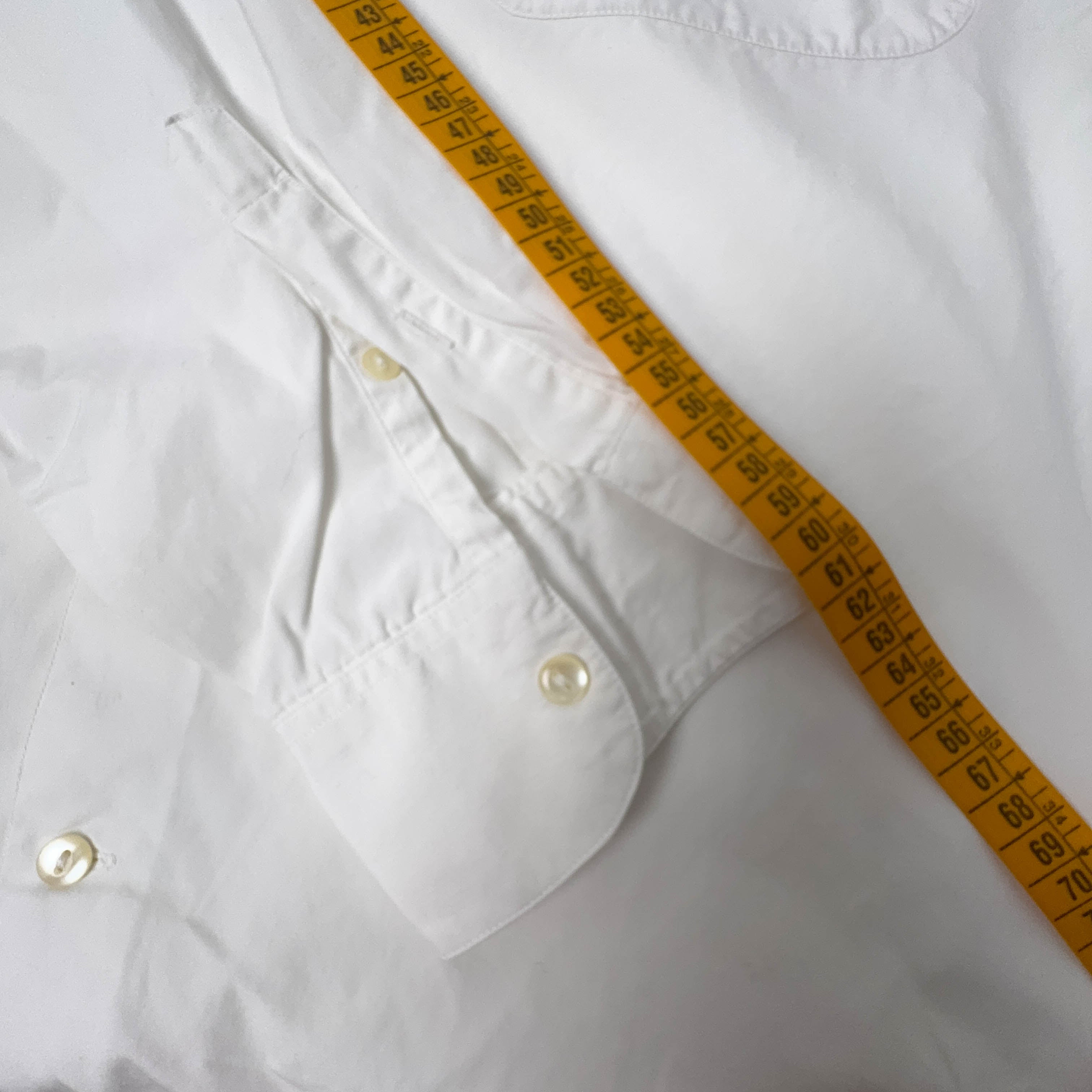 Camicia Kenzo Vintage bianca tinta unita a manica lunga - Taglia 42 uomo