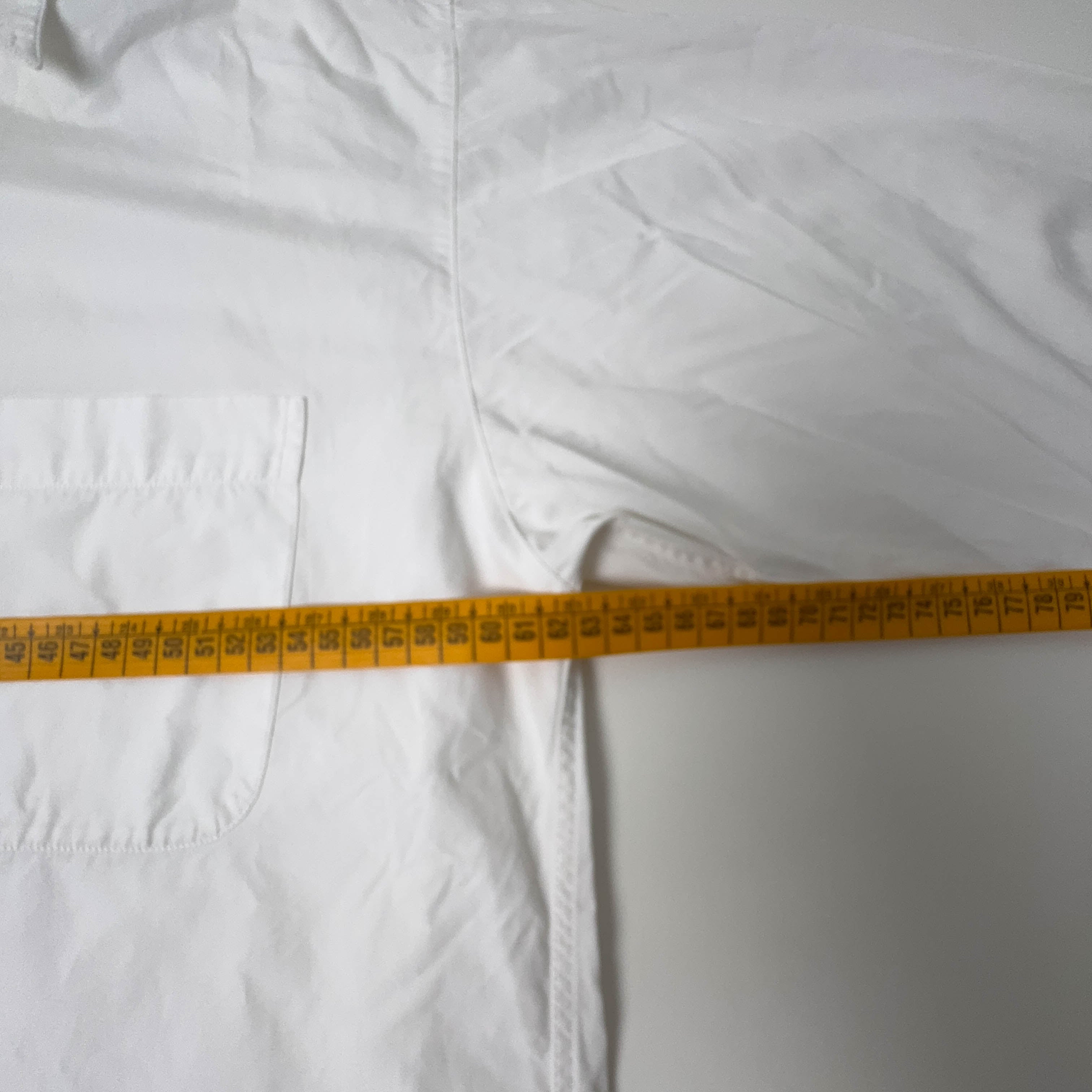 Camicia Kenzo Vintage bianca tinta unita a manica lunga - Taglia 42 uomo