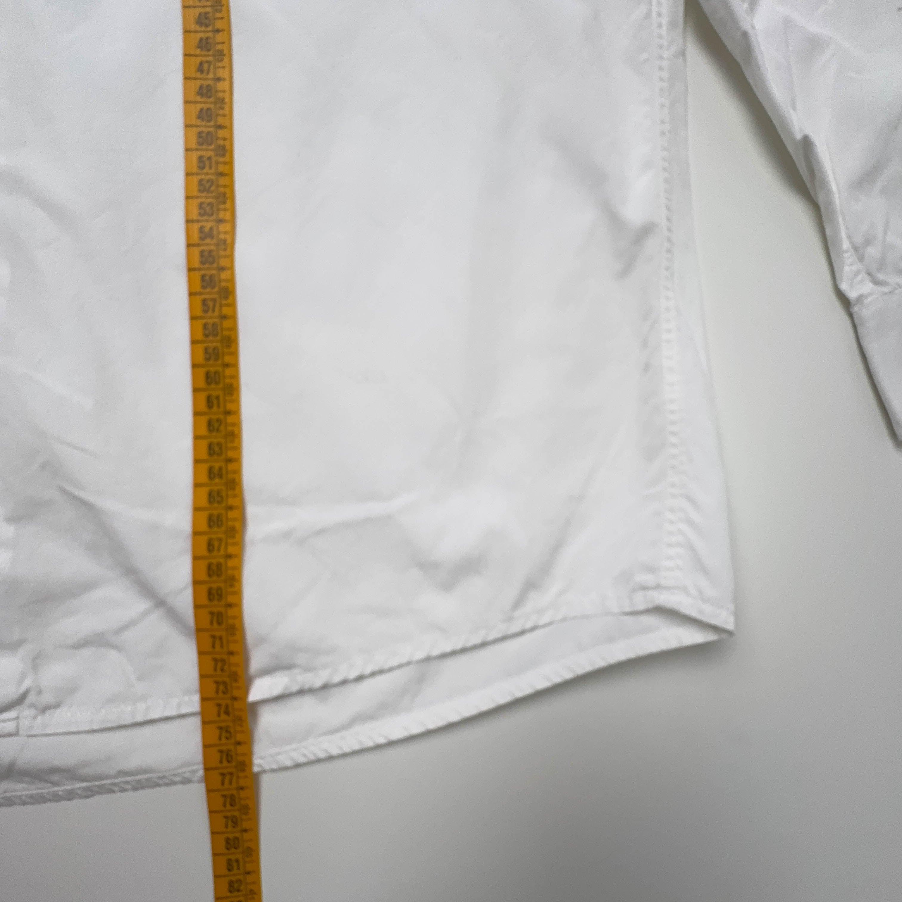 Camicia Kenzo Vintage bianca tinta unita a manica lunga - Taglia 42 uomo