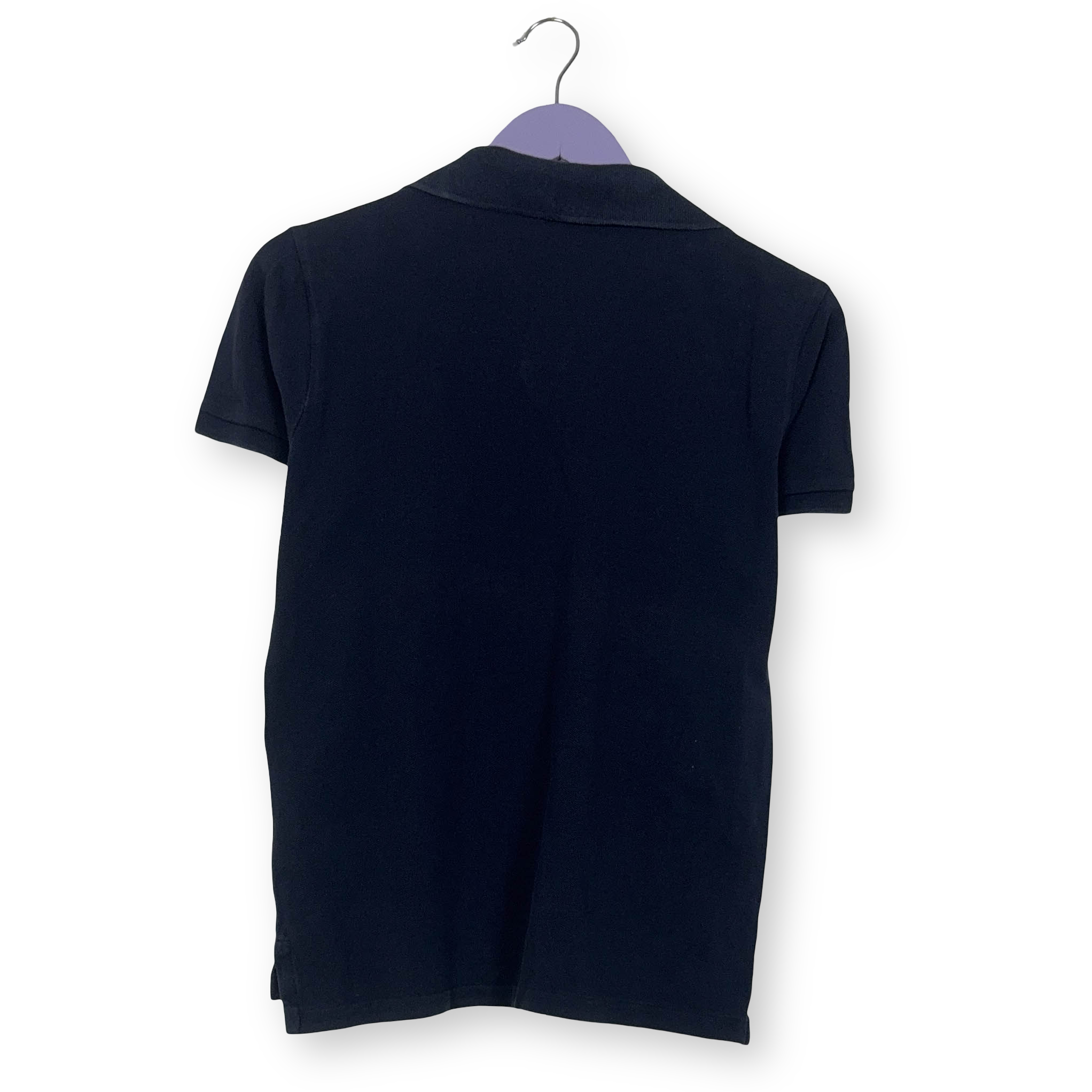 Polo Ralph Lauren blu scura tinta unita in cotone - Taglia XS/S uomo