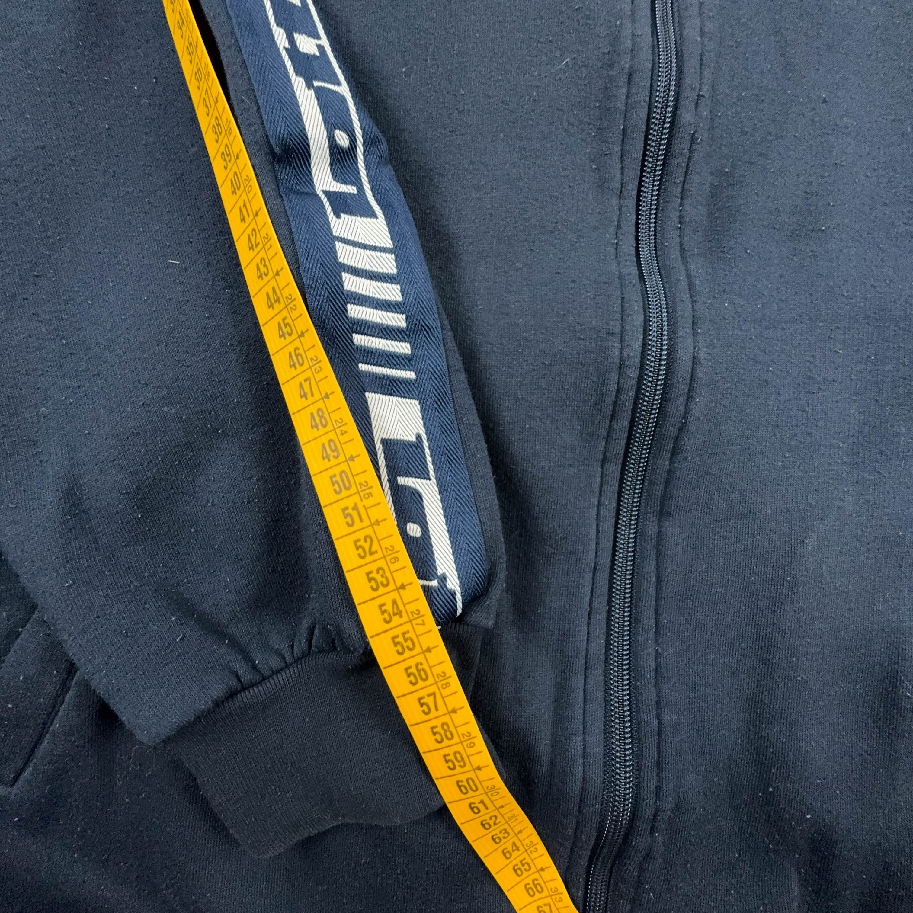 Felpa Lotto Vintage blu scuro quarter zip anni 90 - Taglia XL uomo