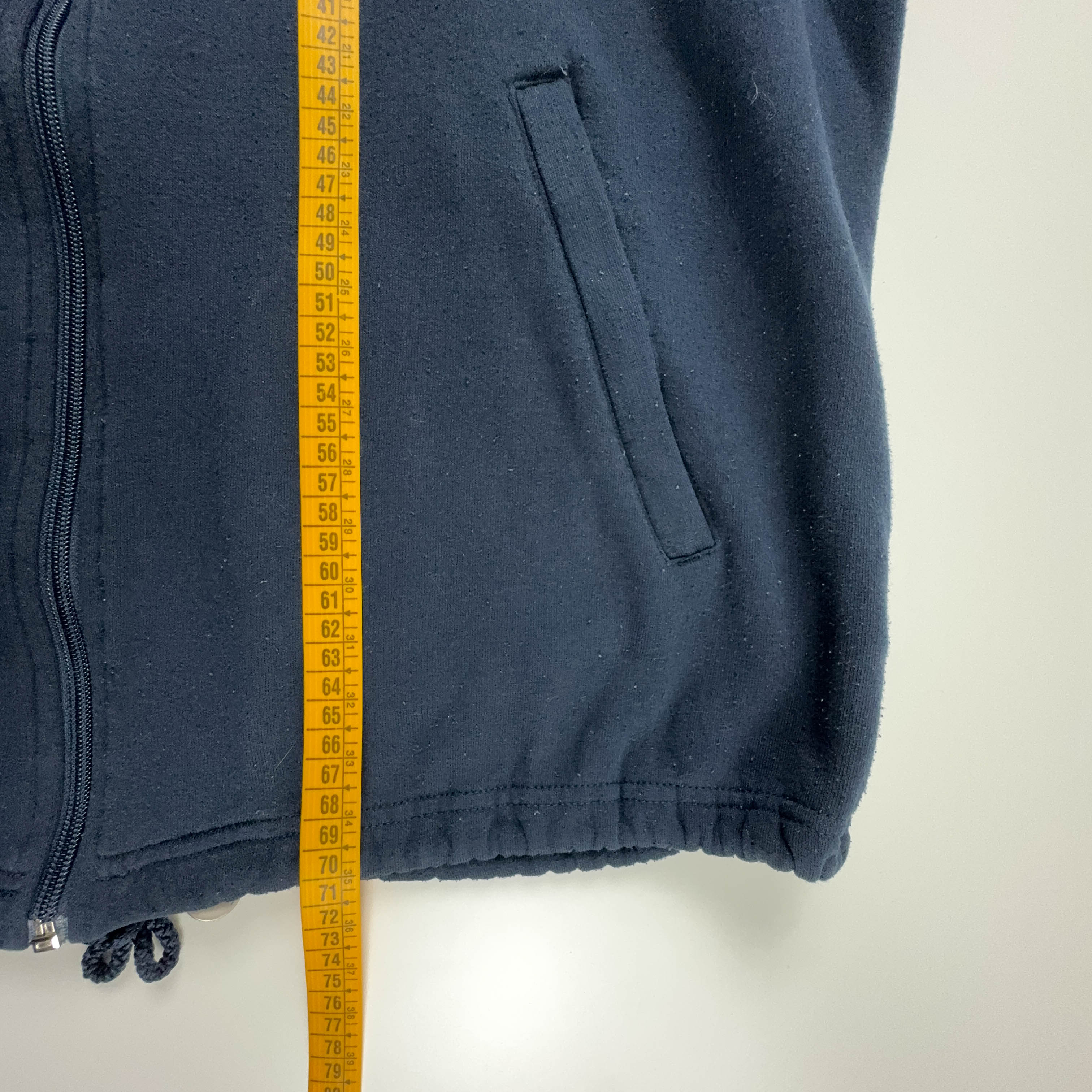 Felpa Lotto Vintage blu scuro quarter zip anni 90 - Taglia XL uomo