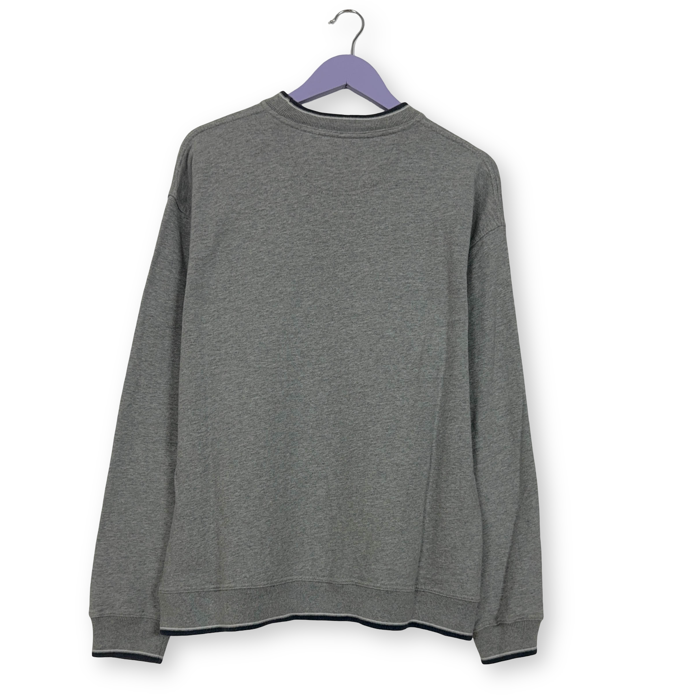 Felpa GAP Vintage grigia a girocollo in cotone anni 90 00 - Taglia L uomo