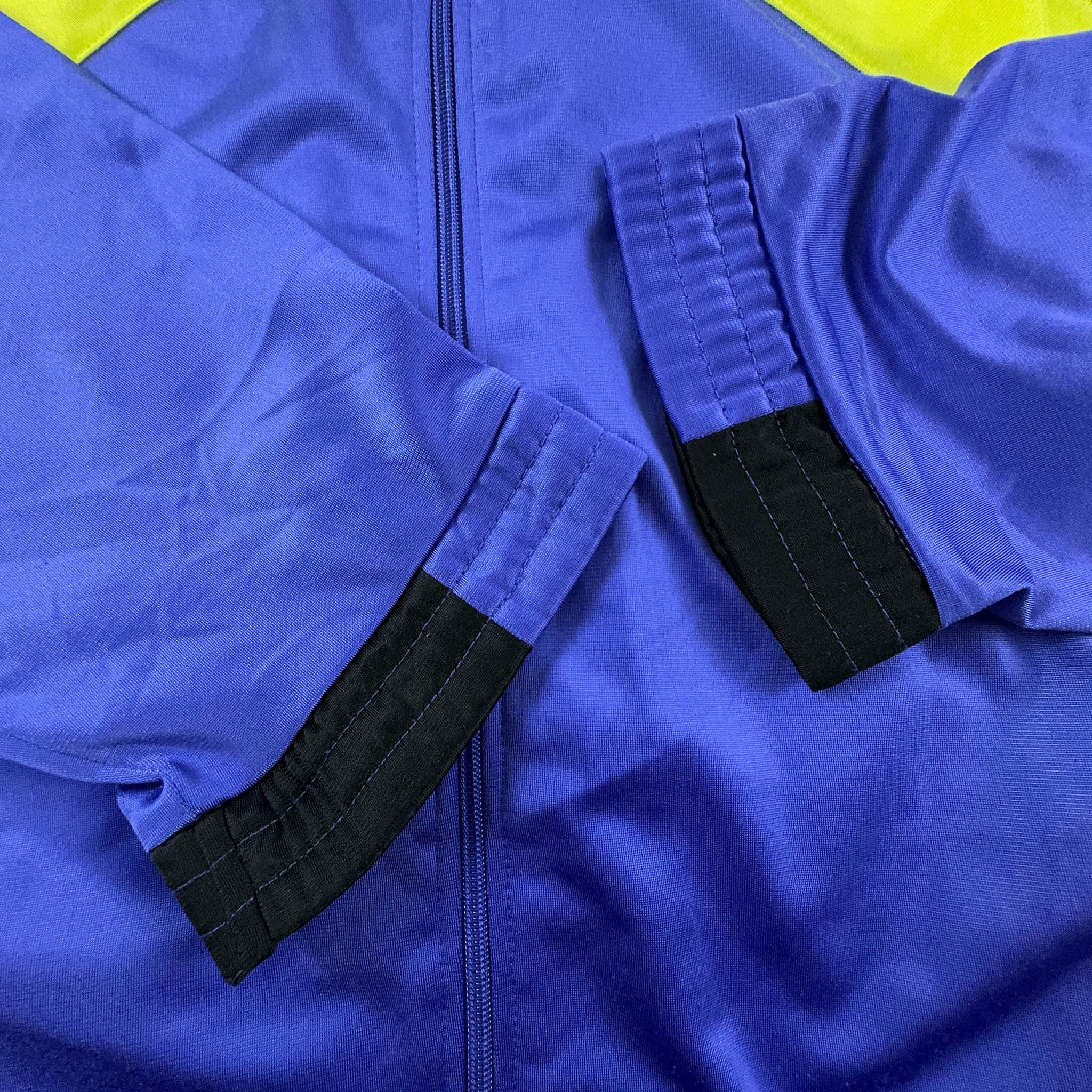 Felpa Puma Vintage blu con zip anni 90 - Taglia XL/XXL uomo