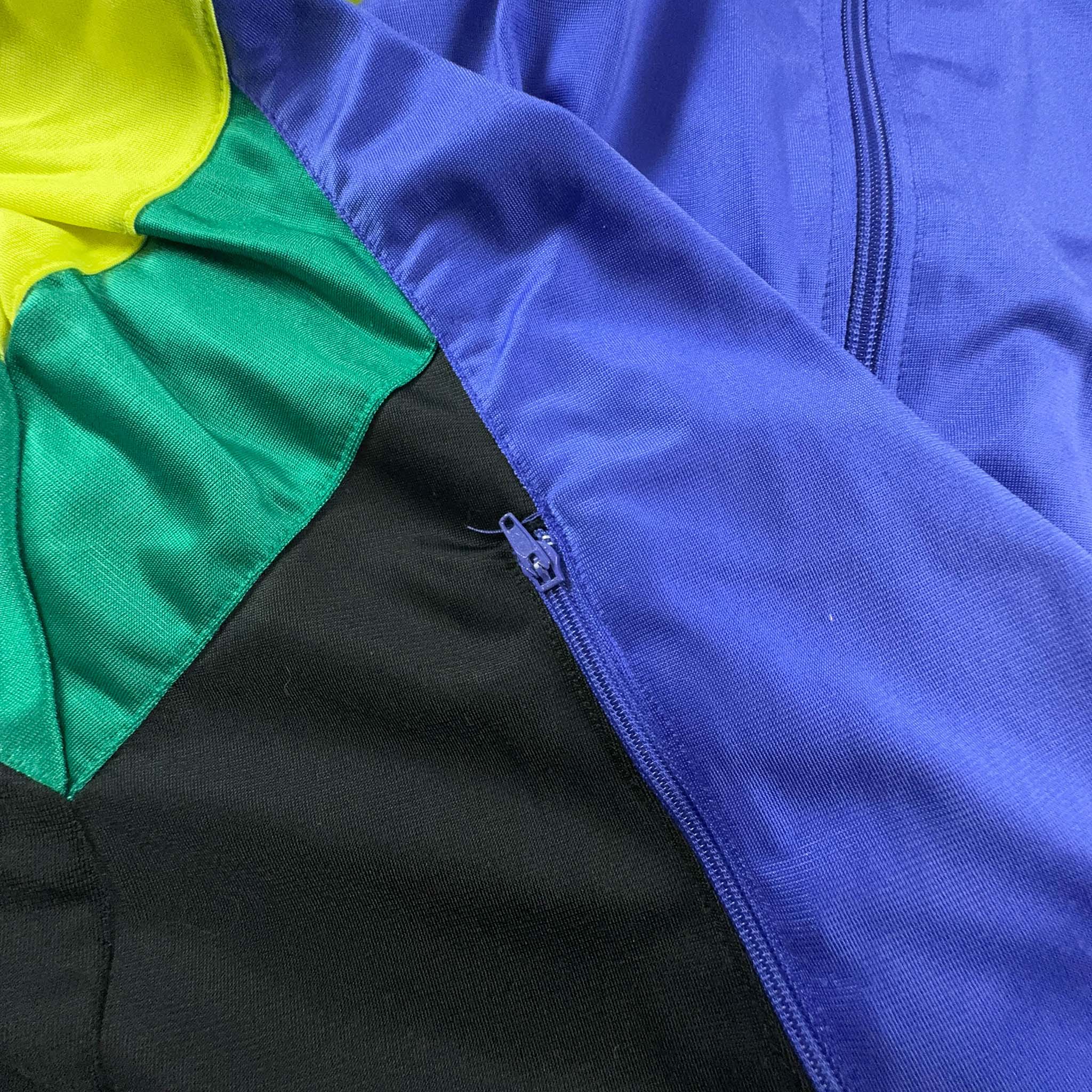 Felpa Puma Vintage blu con zip anni 90 - Taglia XL/XXL uomo