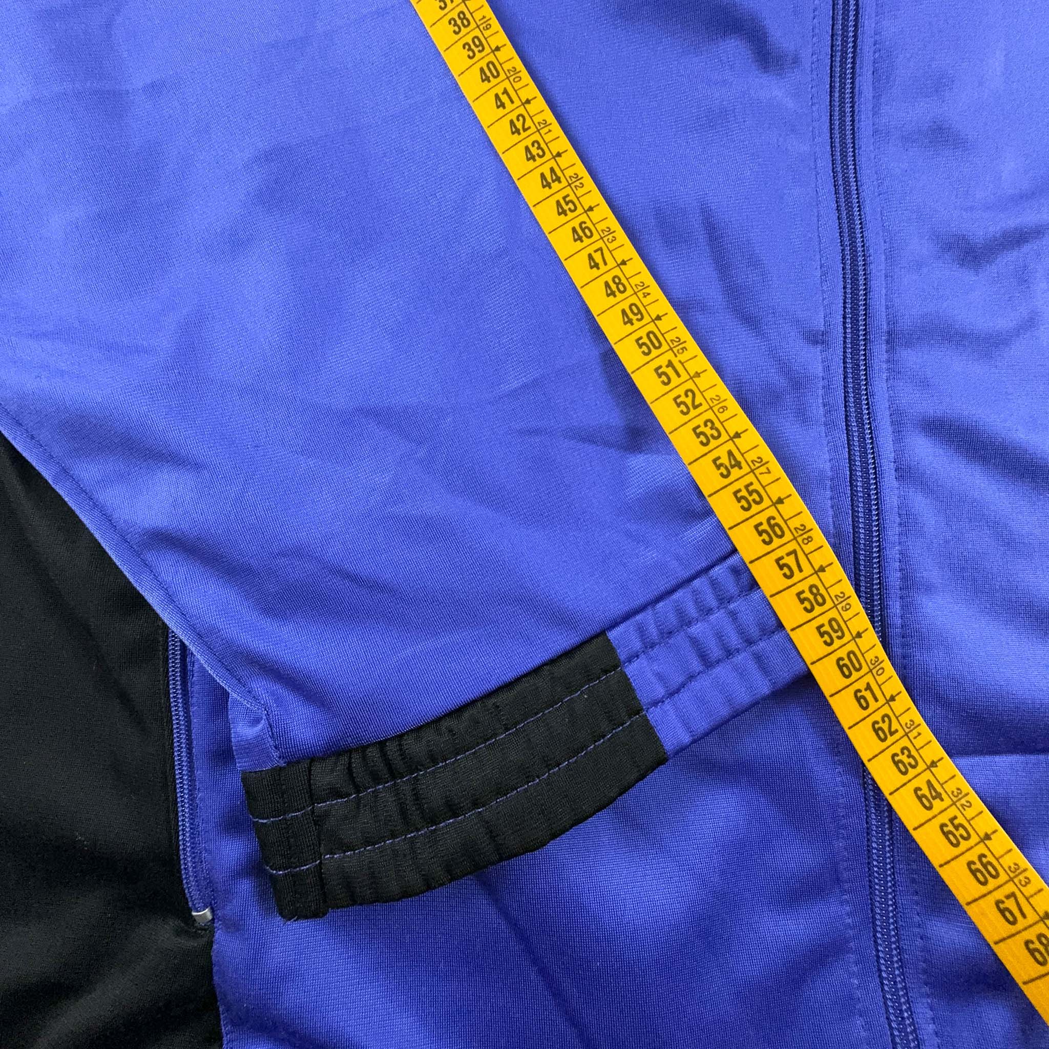 Felpa Puma Vintage blu con zip anni 90 - Taglia XL/XXL uomo