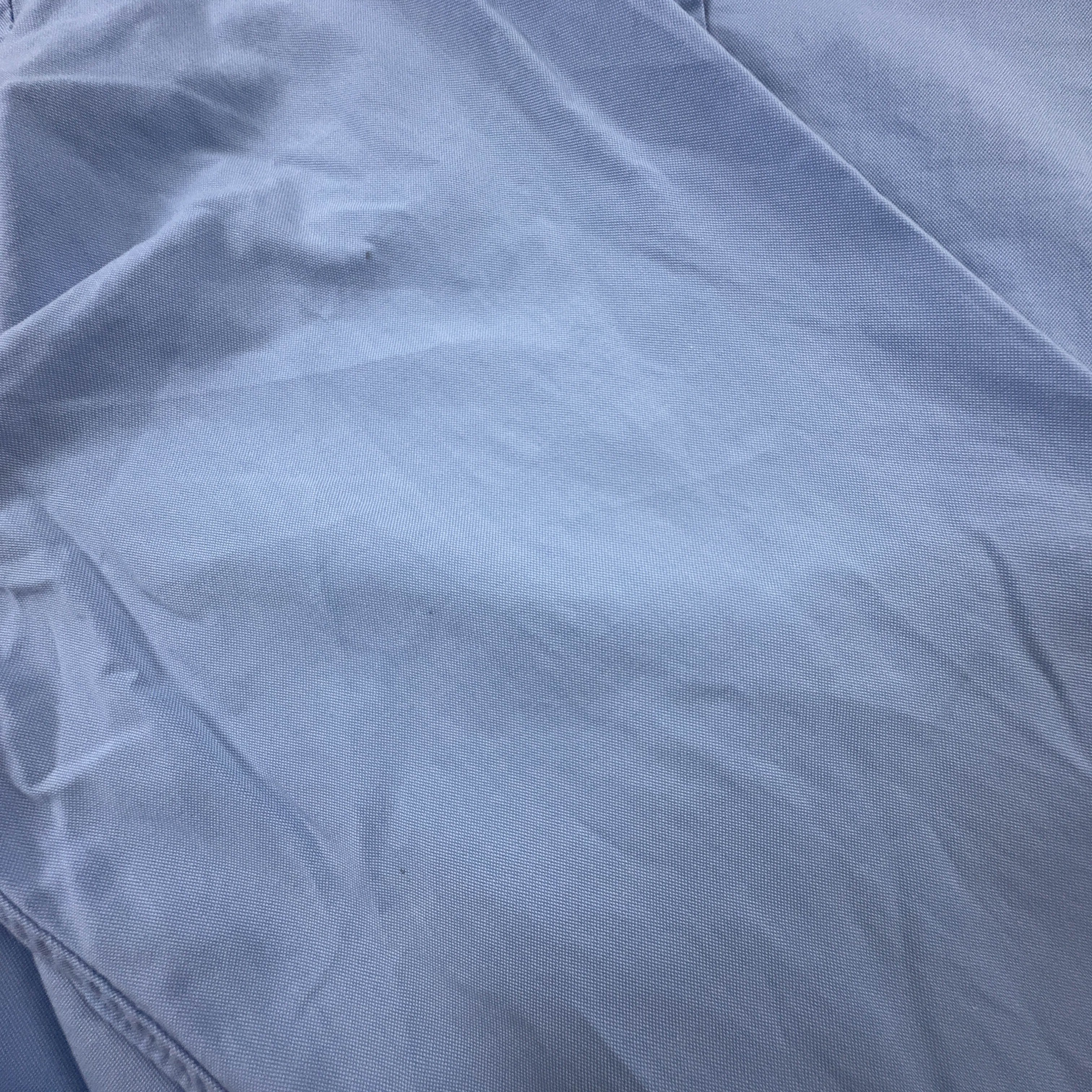 Camicia Fred Perry azzurra a tinta unita in cotone manica lunga slim fit - Taglia XL uomo
