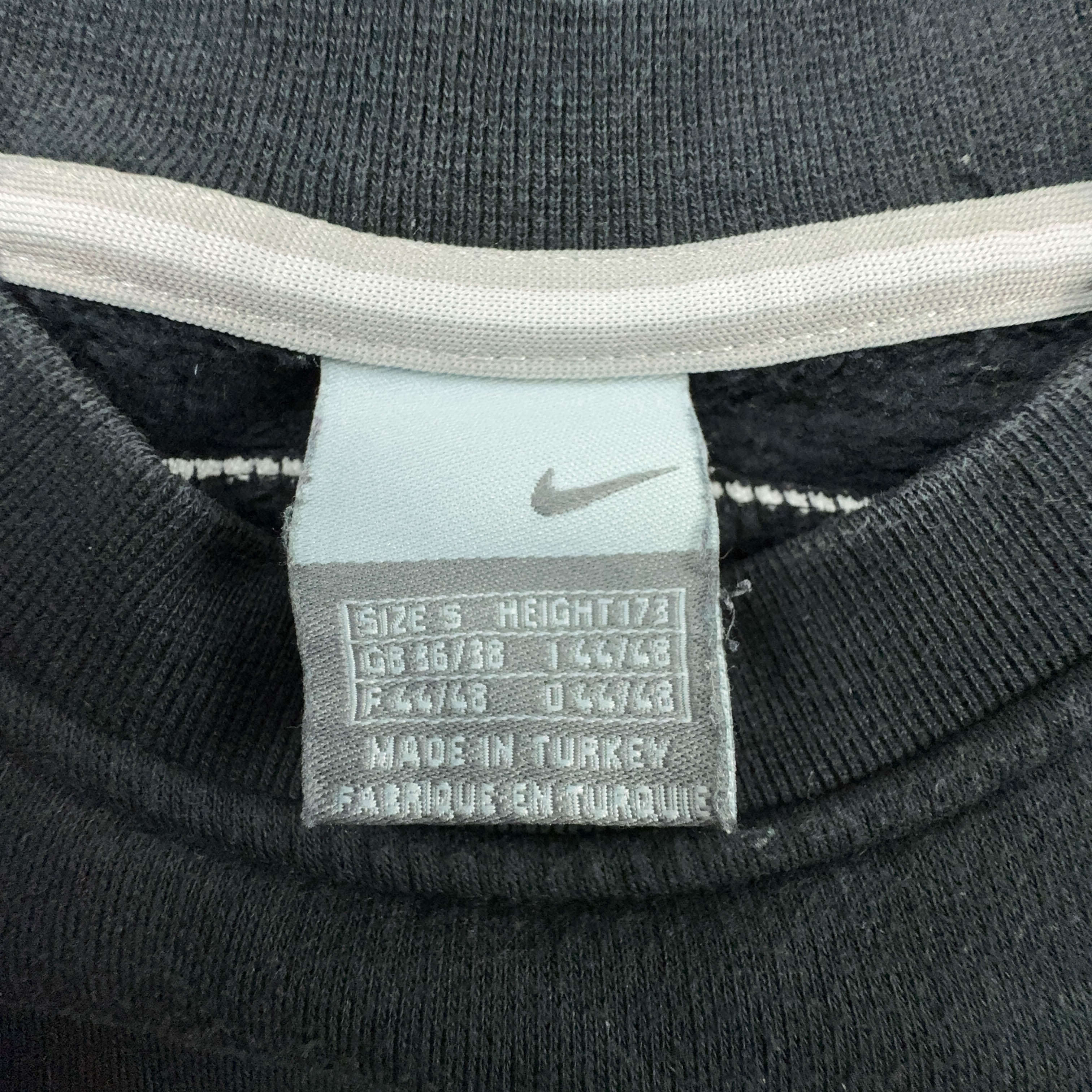 Felpa Nike Vintage nera a girocollo anni 2000 - Taglia S 173 uomo