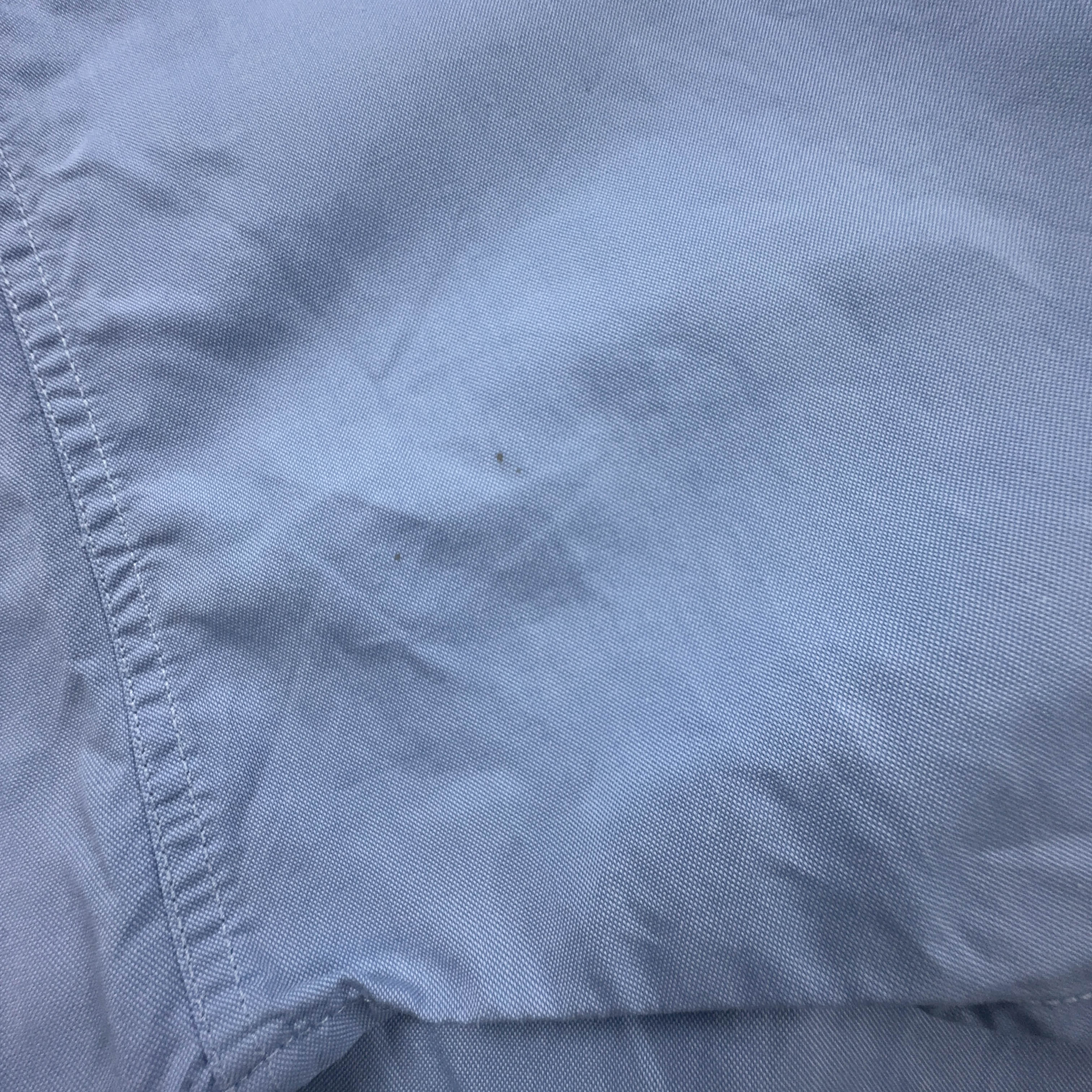 Camicia Fred Perry azzurra a tinta unita in cotone manica lunga slim fit - Taglia XL uomo