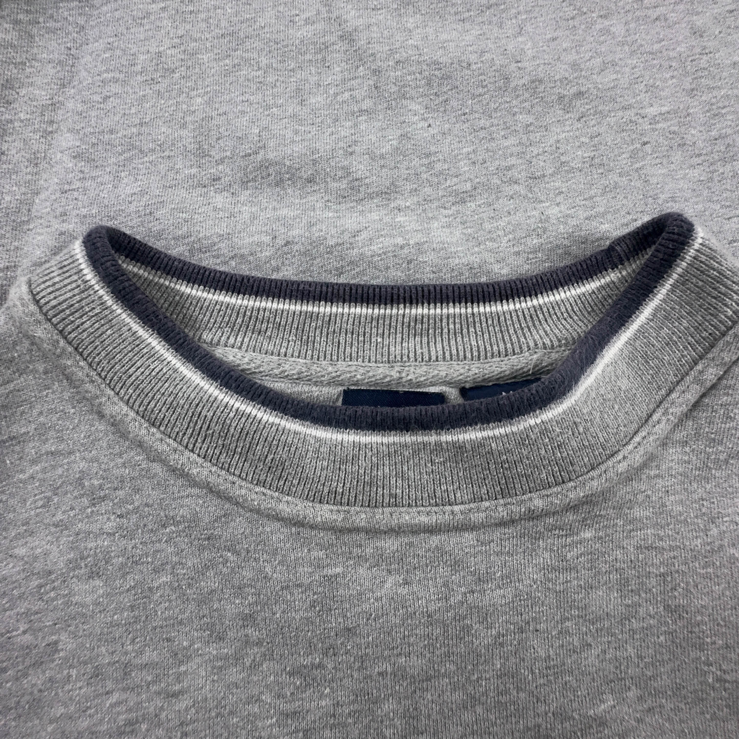Felpa GAP Vintage grigia a girocollo in cotone anni 90 00 - Taglia L uomo