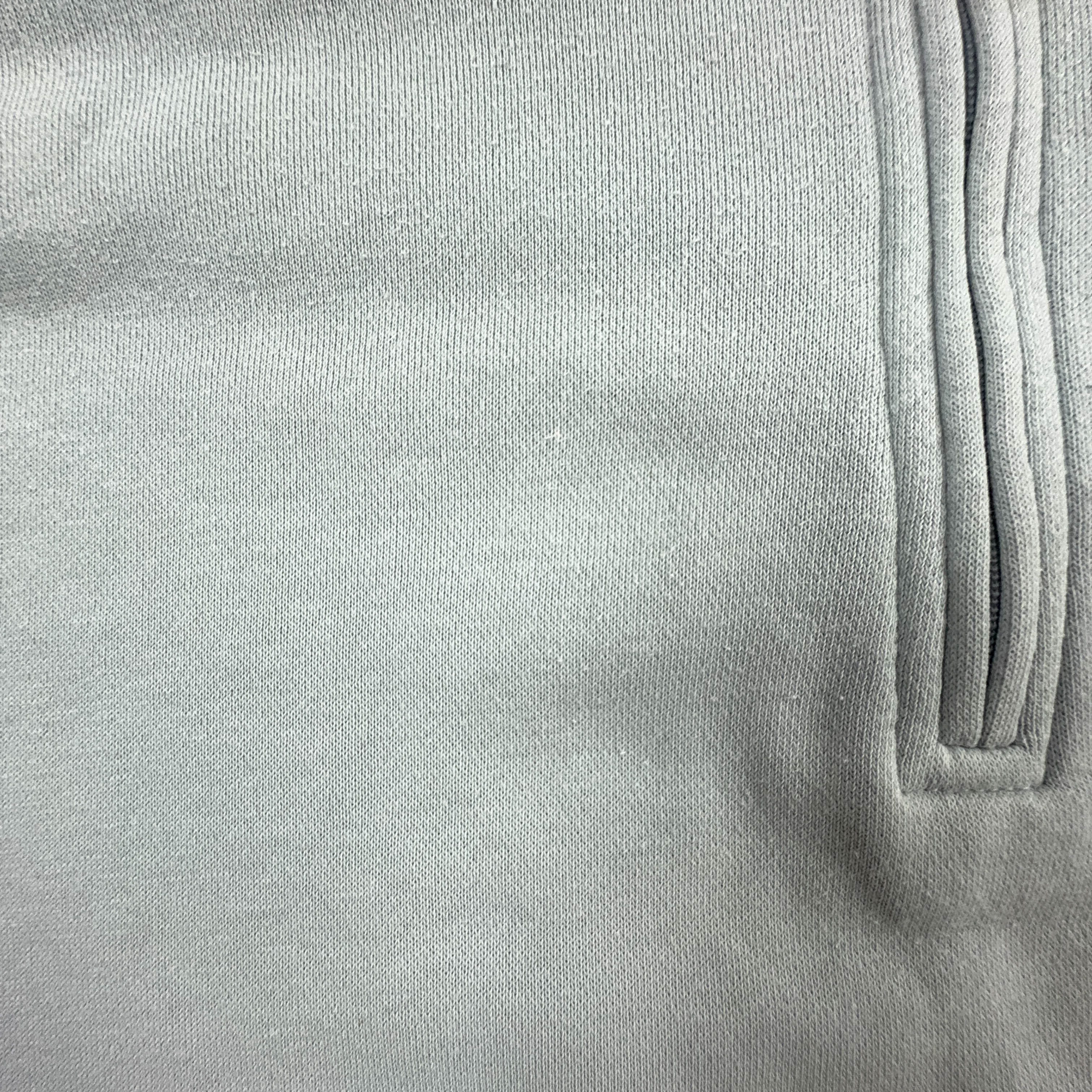 Felpa Adidas Vintage grigia quarter zip anni 2000 - Taglia XL uomo