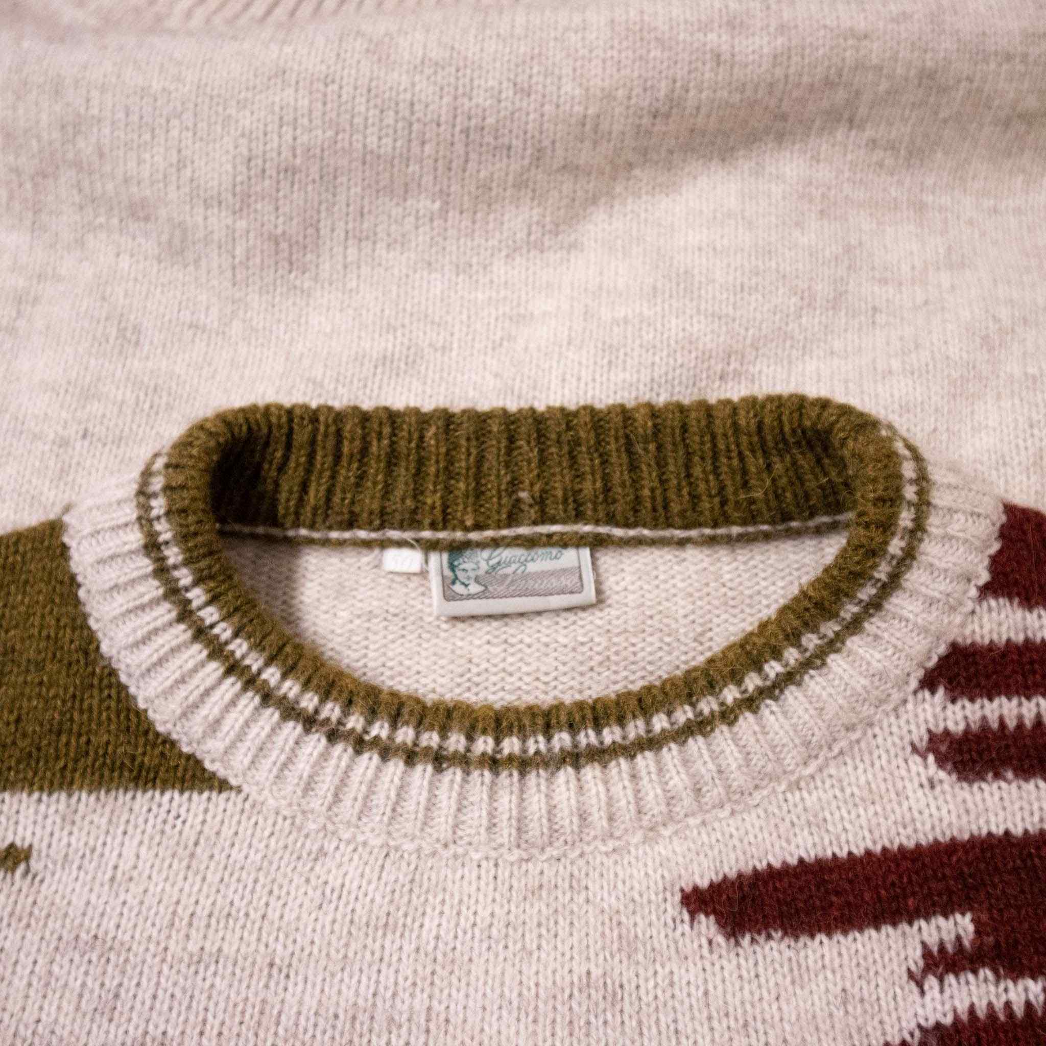 Vintage wool and camel blend sweater - Size L