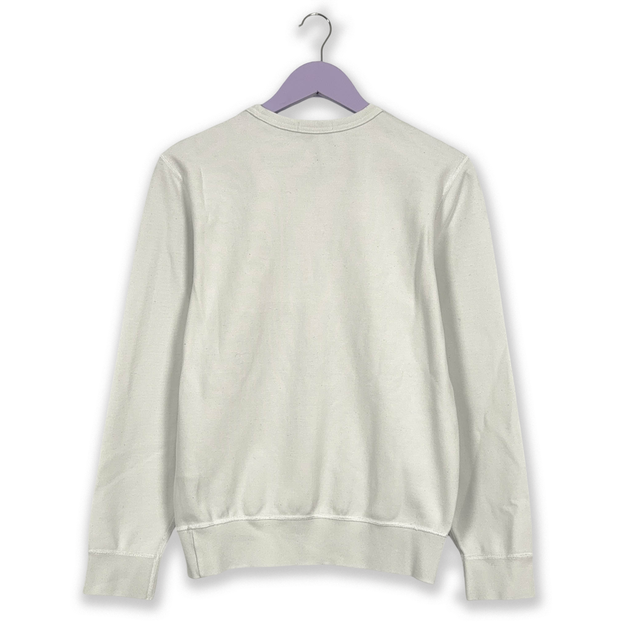 Felpa Ralph Lauren bianca a girocollo - Taglia XS uomo