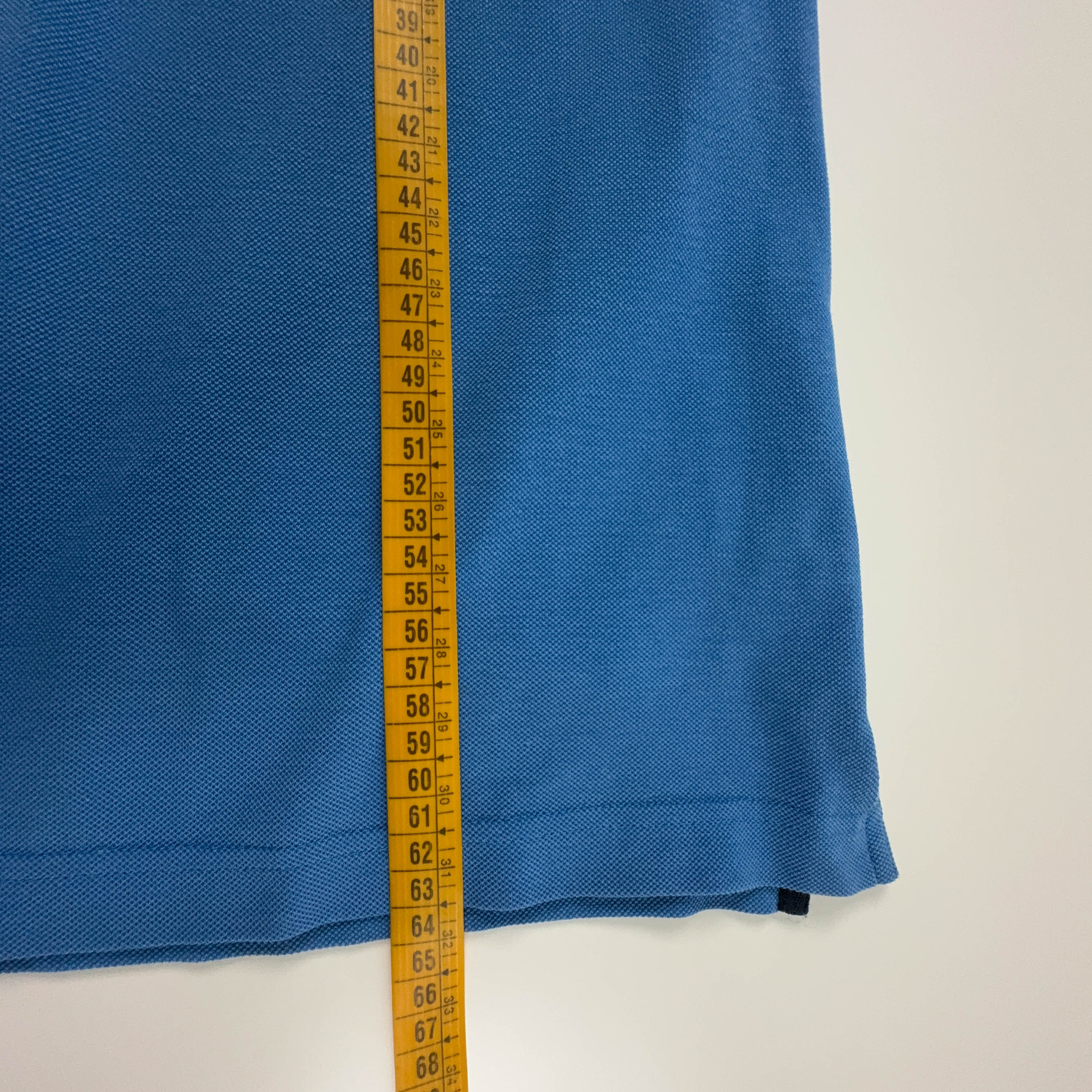 Polo Tommy Hilfiger Athletics Vintage azzurra in cotone anni 00 - Taglia S uomo