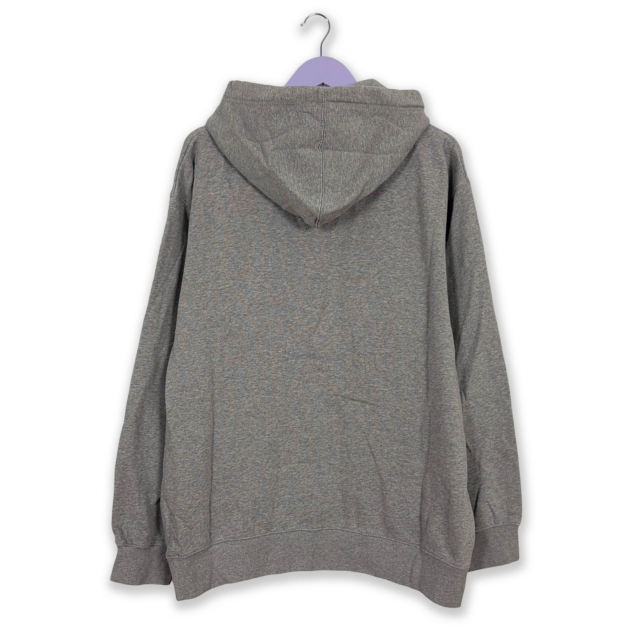 Felpa Dickies grigia con cappuccio e logo stampato in cotone - Taglia XL/XXL uomo