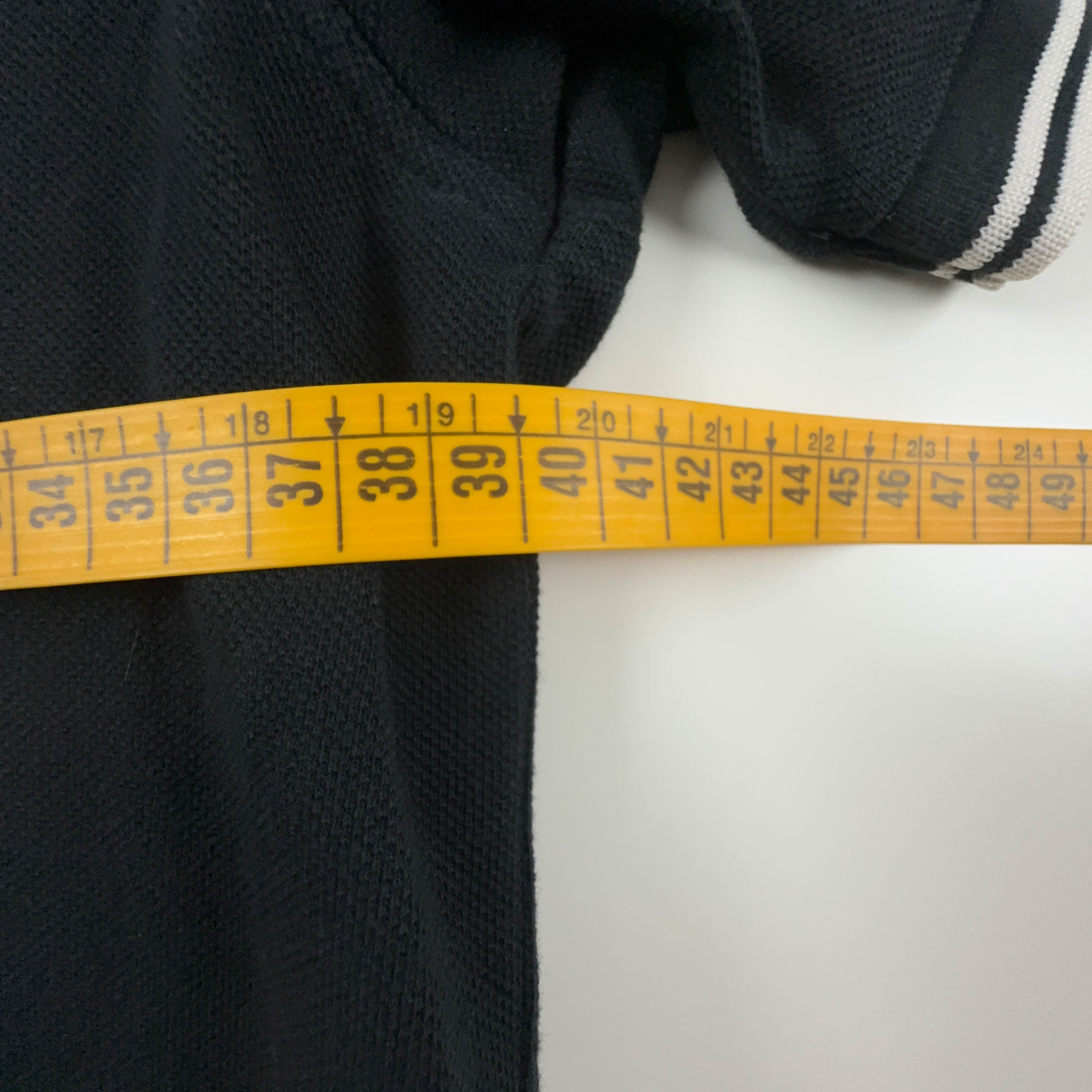 Polo Fred Perry nera tinta unita Drake's print manica corta - Taglia S uomo