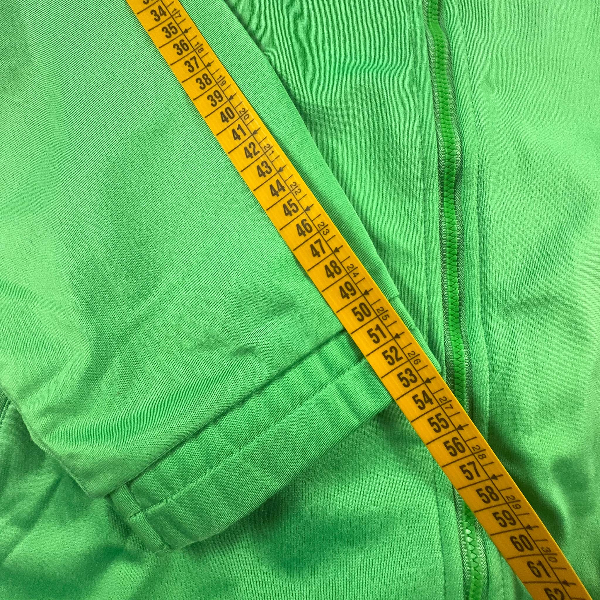 Felpa Fila Vintage verde con zip anni 90 - Taglia M/L uomo