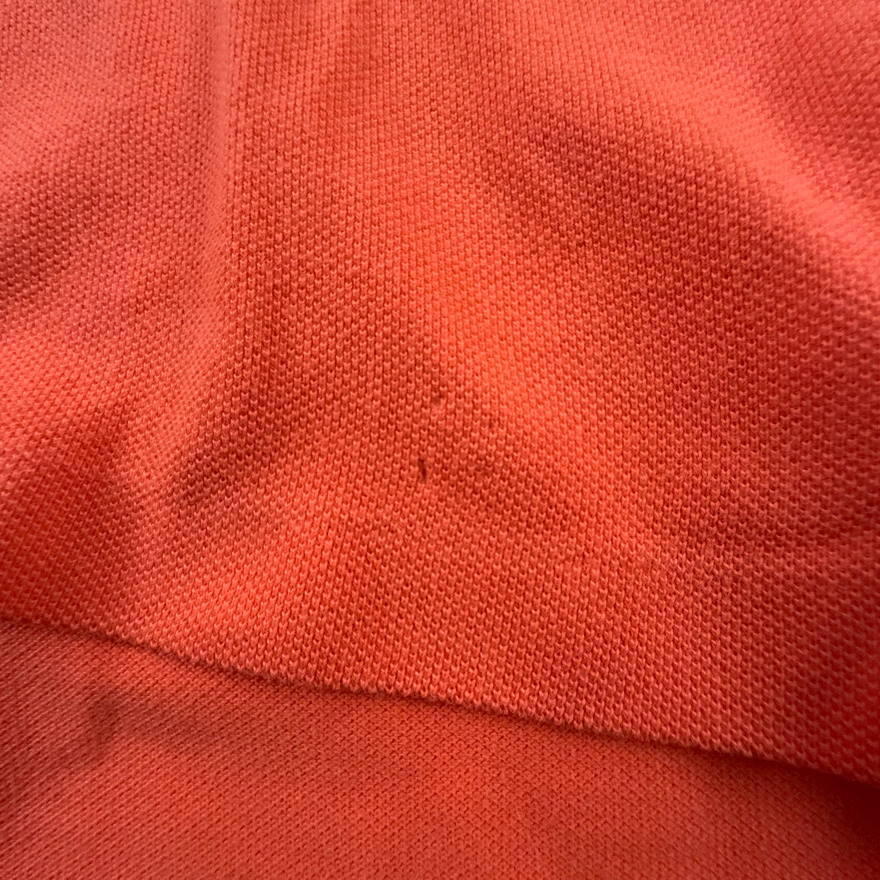 Polo Ralph Lauren arancione in cotone custom fit - Taglia M uomo