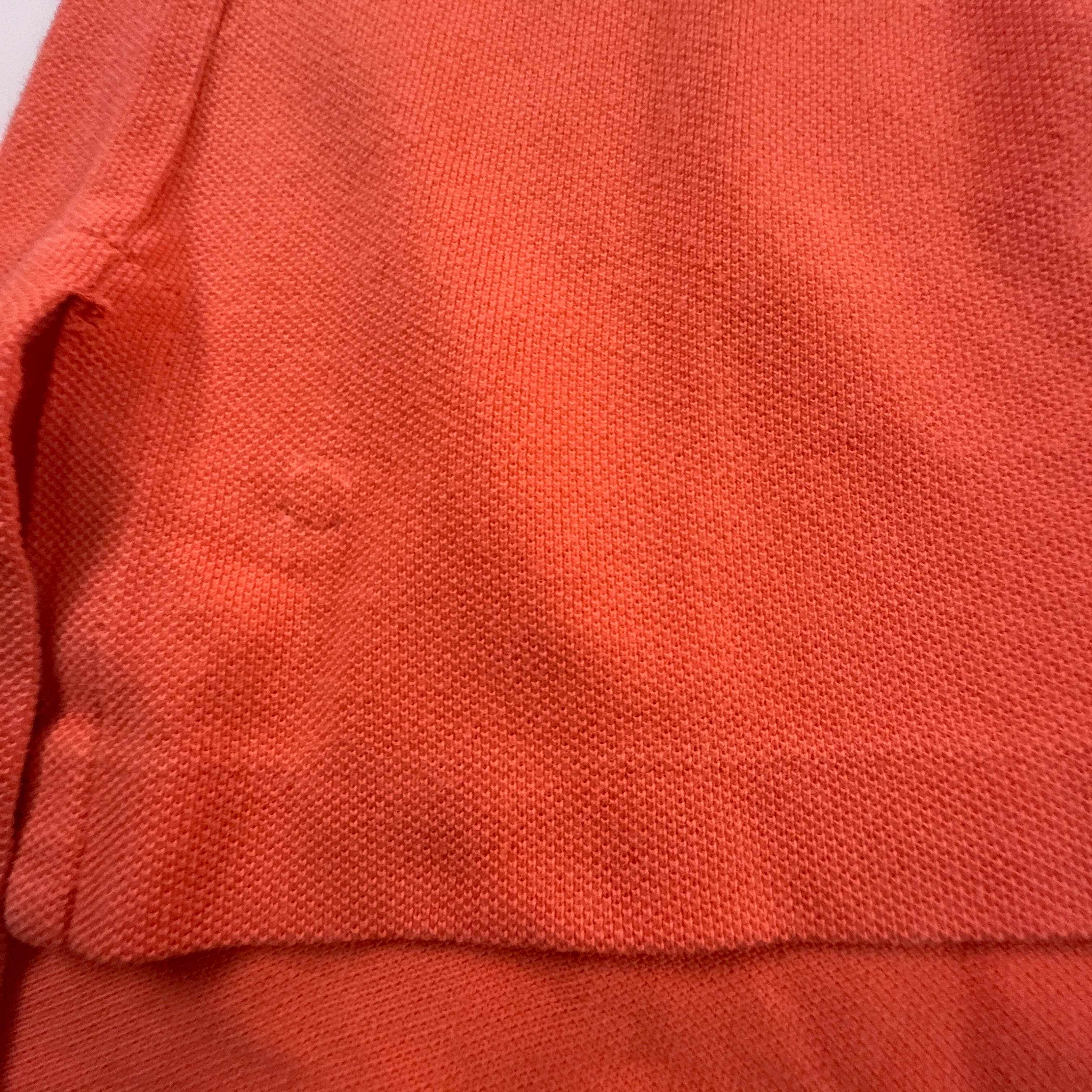 Polo Ralph Lauren arancione in cotone custom fit - Taglia M uomo
