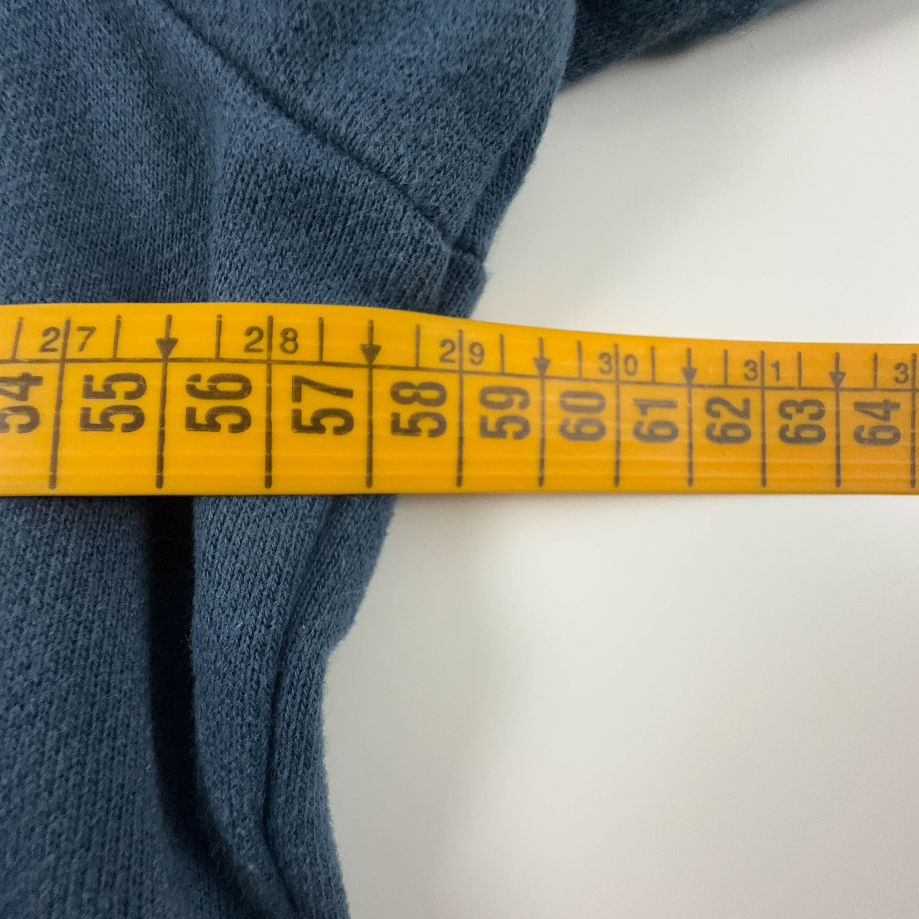 Felpa Sergio Tacchini Vintage blu e grigia quarter zip - Taglia M uomo