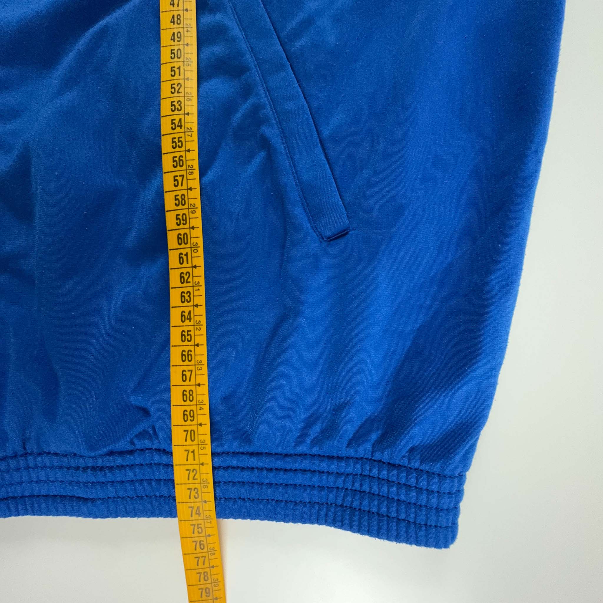 Felpa Champion Vintage blu anni 2000 con zip - Taglia XXL uomo