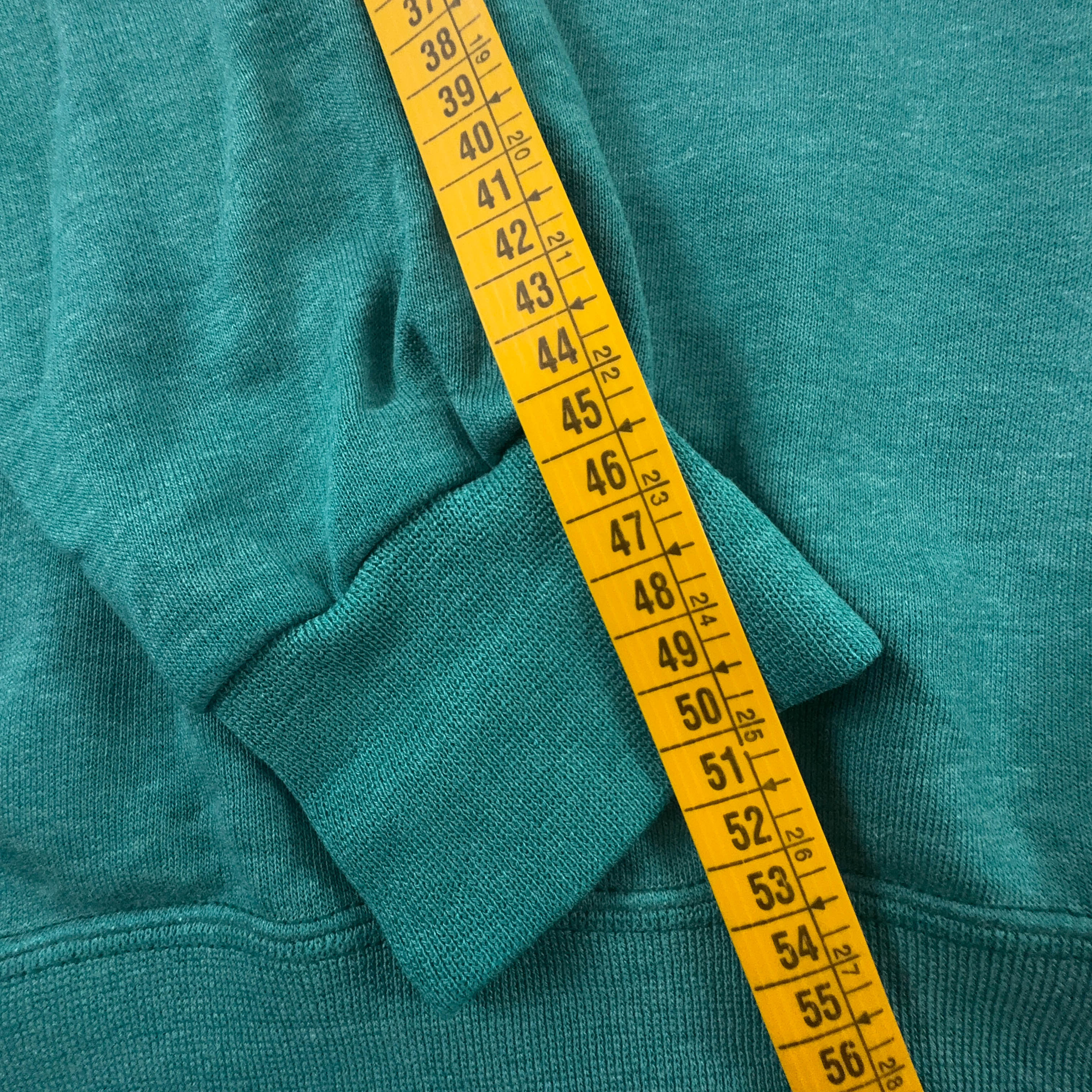 Felpa Champion Vintage verde acqua a girocollo anni 80 - Taglia S uomo