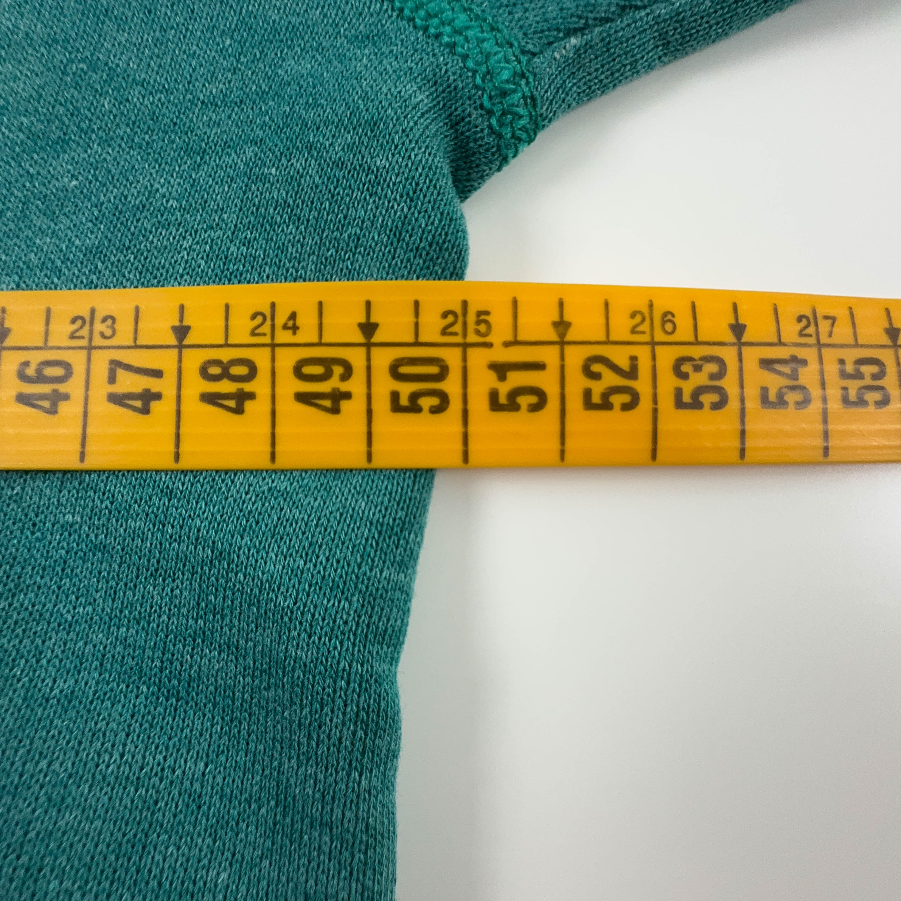 Felpa Champion Vintage verde acqua a girocollo anni 80 - Taglia S uomo