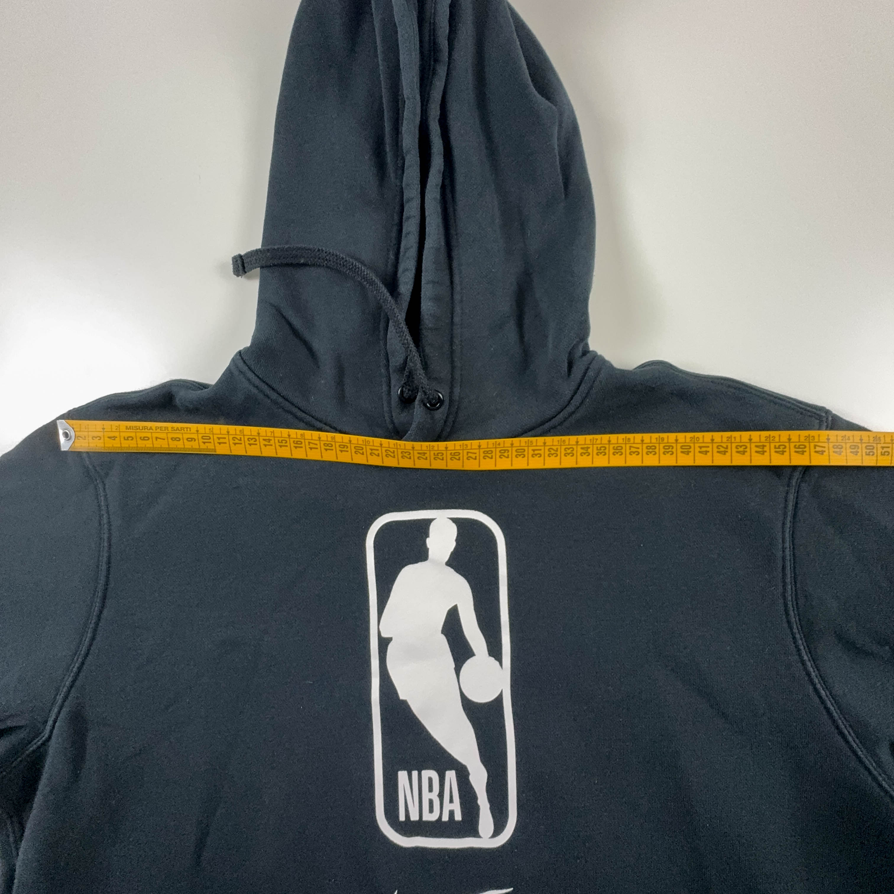 Felpa Nike NBA nera in cotone con cappuccio - Taglia XL uomo