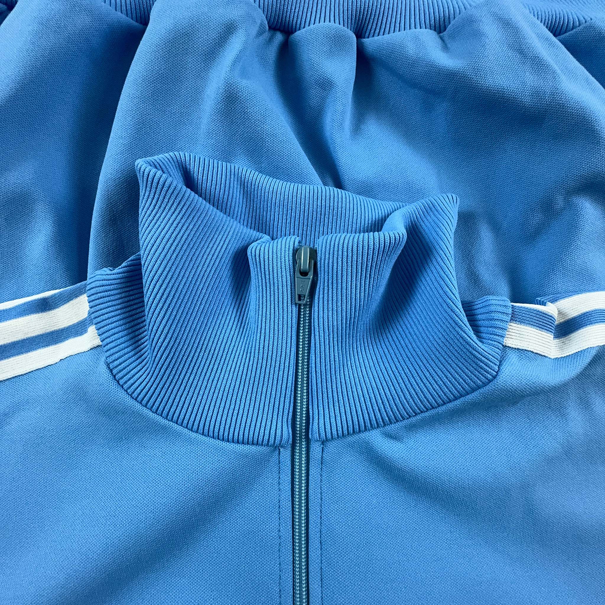 Felpa Adidas Vintage blu con zip anni 80 - Taglia L/XL uomo