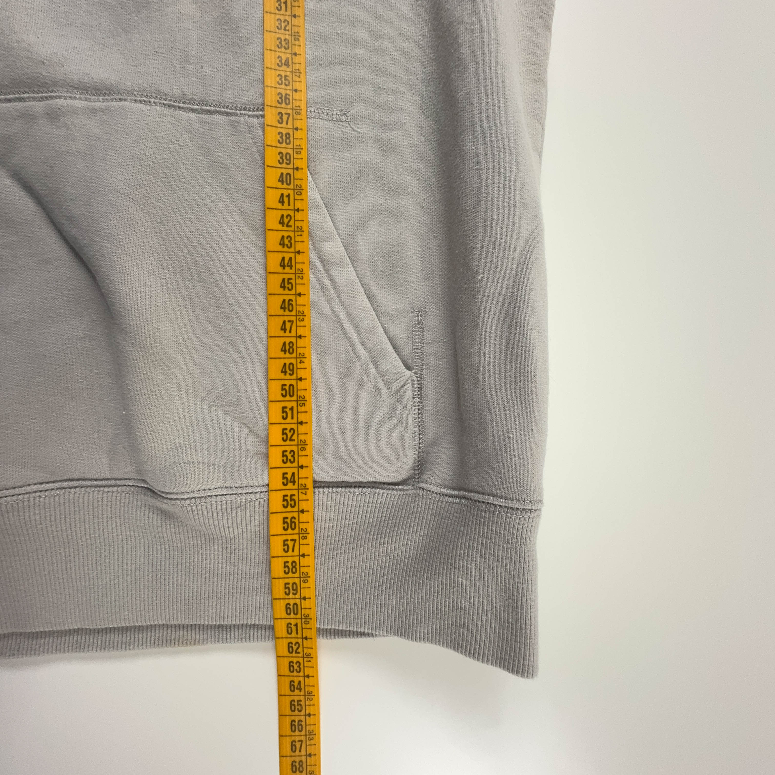 Felpa Carhartt grigia con cappuccio e stampa - Taglia XS uomo