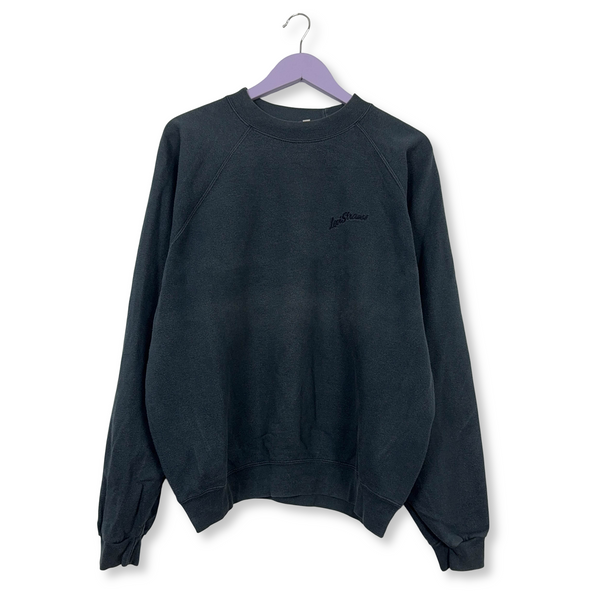 Felpa Levi's Vintage blu scura a girocollo in cotone anni 90 - Taglia L/XL uomo