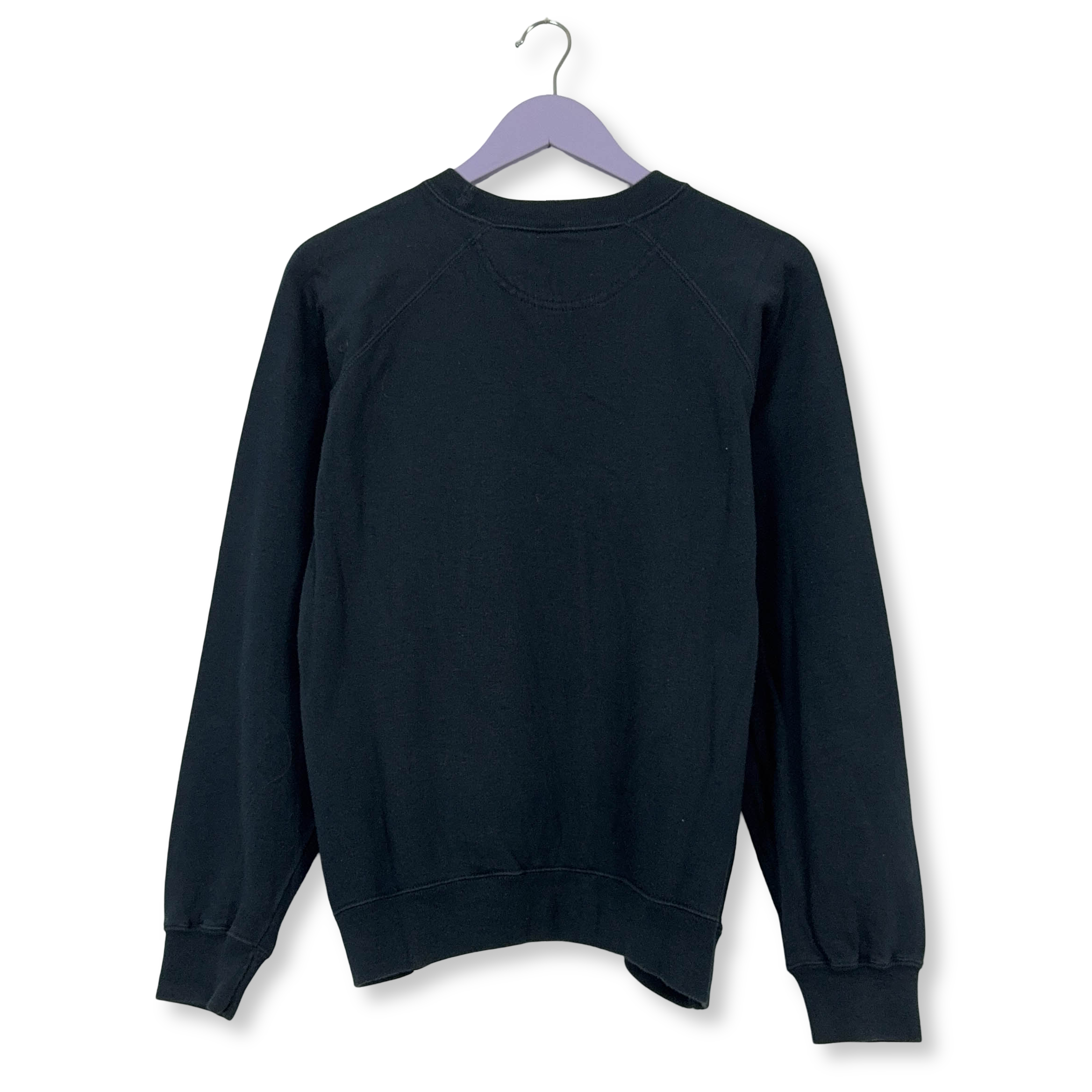 Felpa Champion Vintage blu scura a girocollo 62% cotone anni 2000 - Taglia M/L uomo