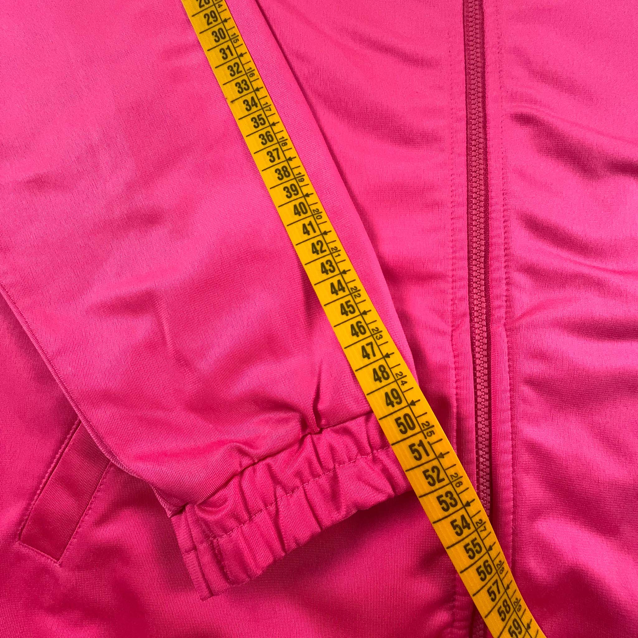 Felpa Fila Vintage rosa con zip - Taglia S uomo