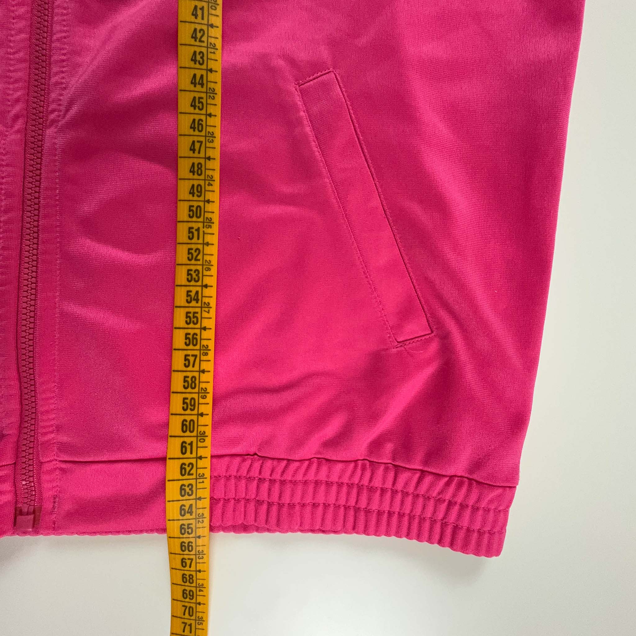 Felpa Fila Vintage rosa con zip - Taglia S uomo