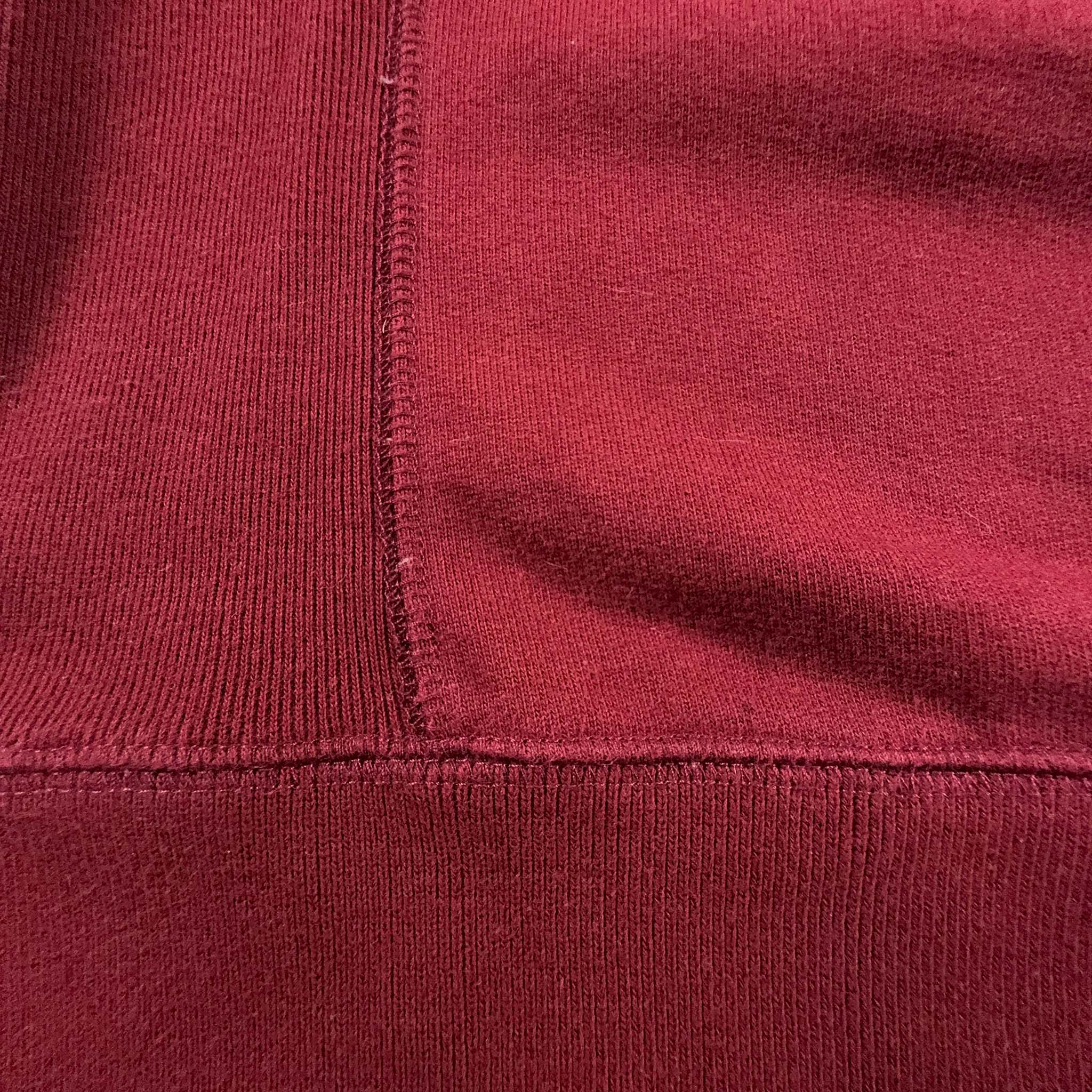 Felpa Levi's Vintage rosso bordeaux a girocollo anni 2000 - Taglia L/XL