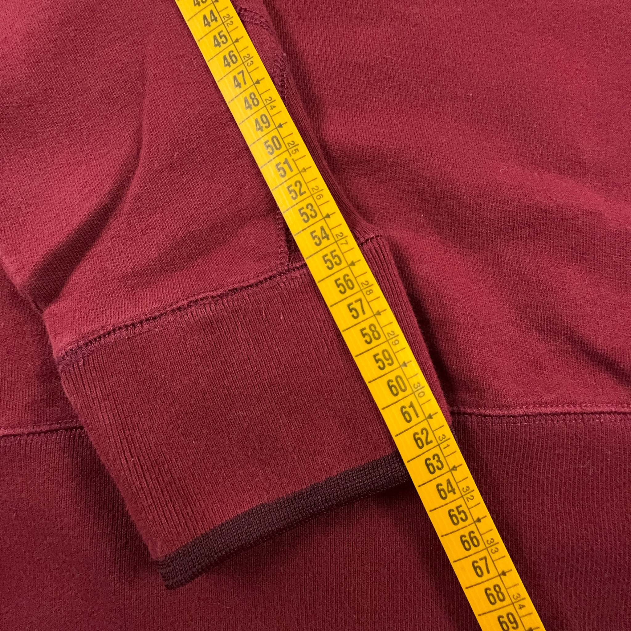 Felpa Levi's Vintage rosso bordeaux a girocollo anni 2000 - Taglia L/XL