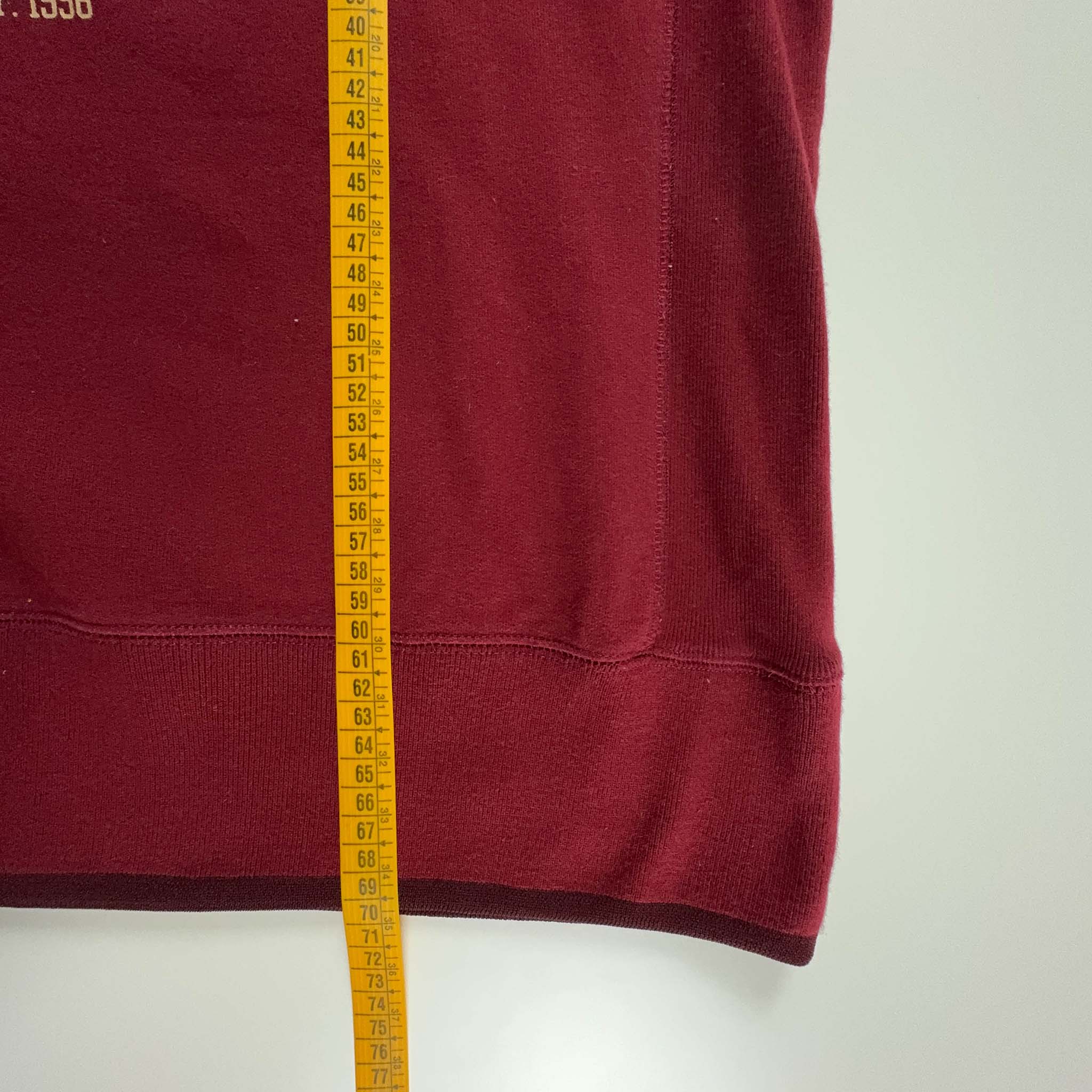 Felpa Levi's Vintage rosso bordeaux a girocollo anni 2000 - Taglia L/XL