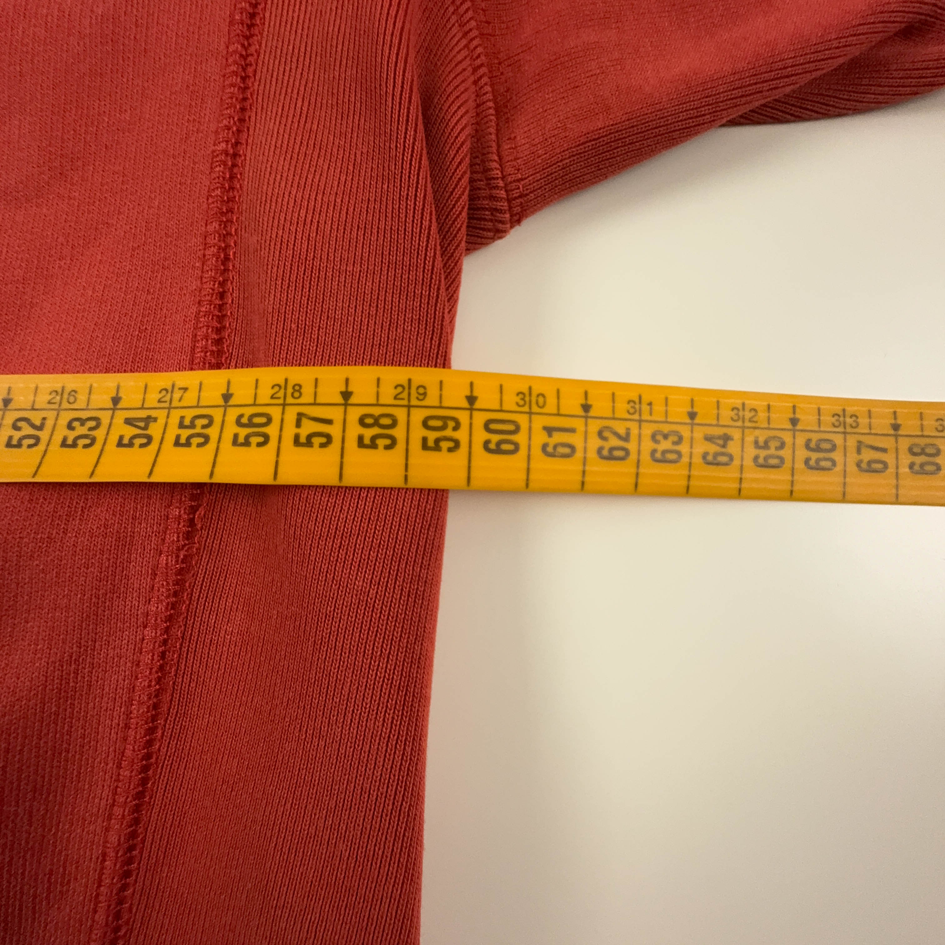 Felpa Napapijri Vintage arancione a girocollo logo ricamato anni 90 00 - Taglia XL uomo