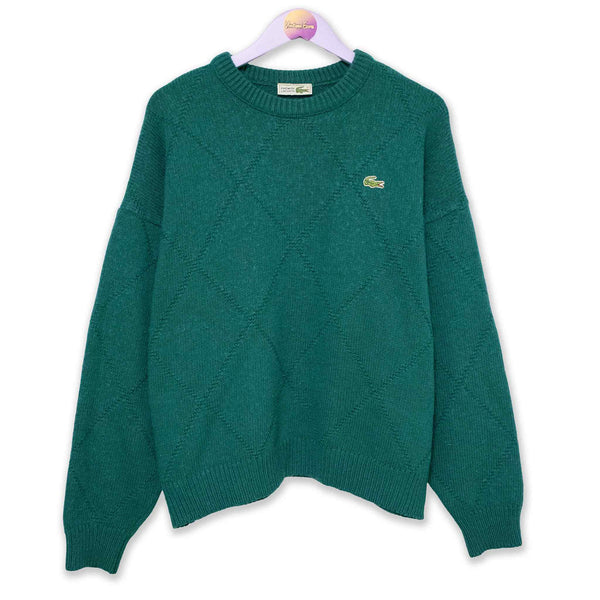 Lacoste Vintage sweater 51% wool - Size M/L