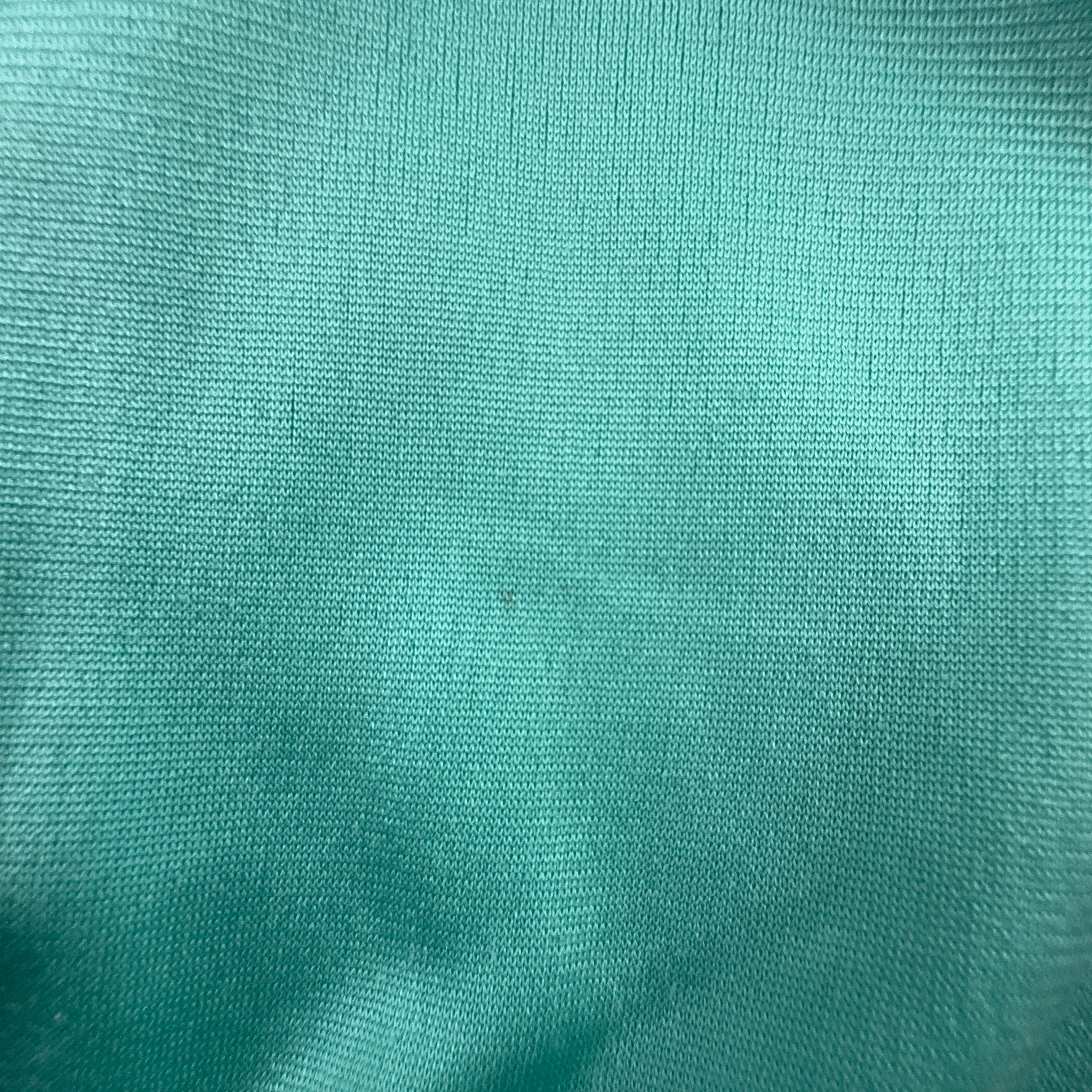 Felpa Lotto Vintage verde acqua con zip anni 90 - Taglia S/M uomo