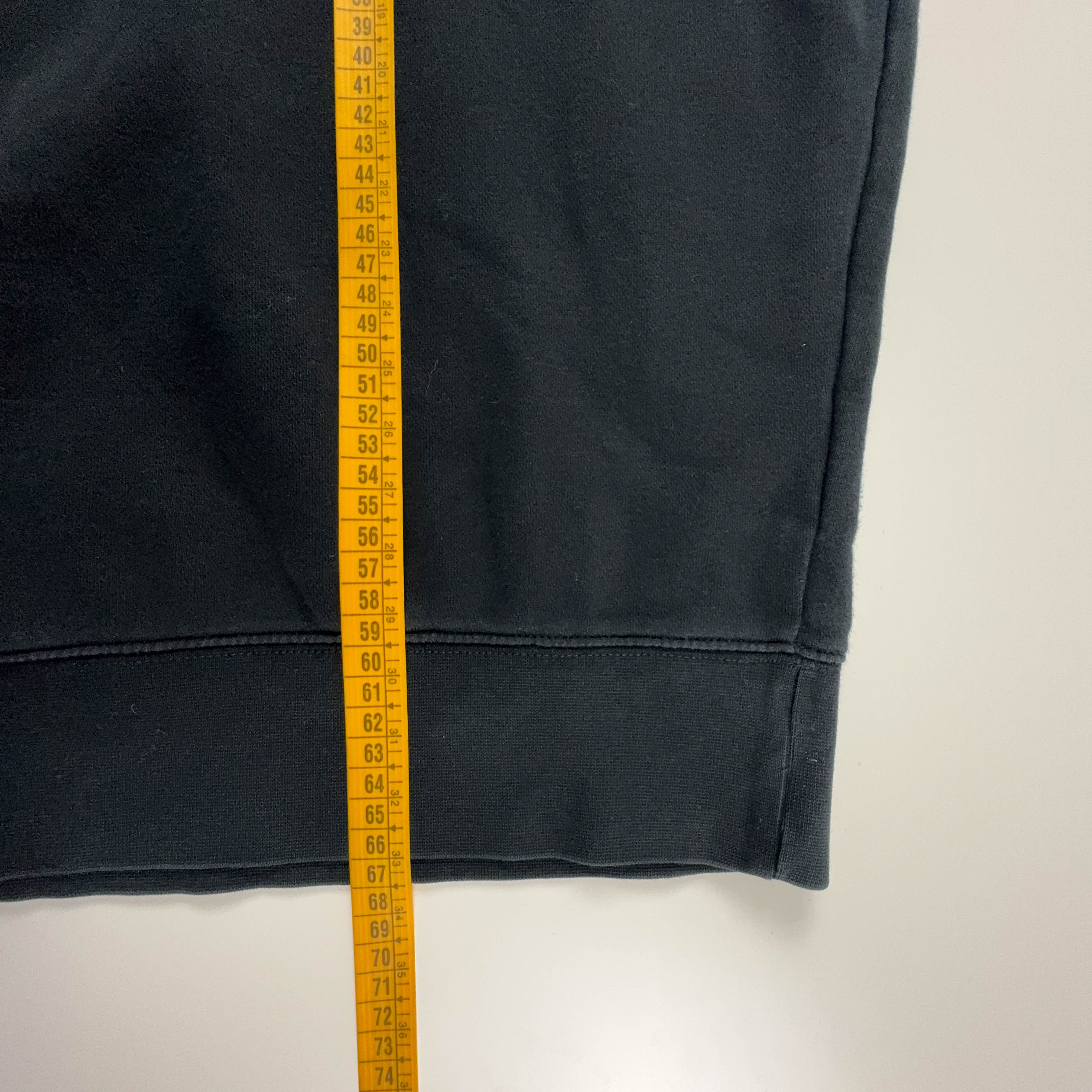 Felpa Nike nera con cappuccio e swoosh centrale - Taglia S/M uomo