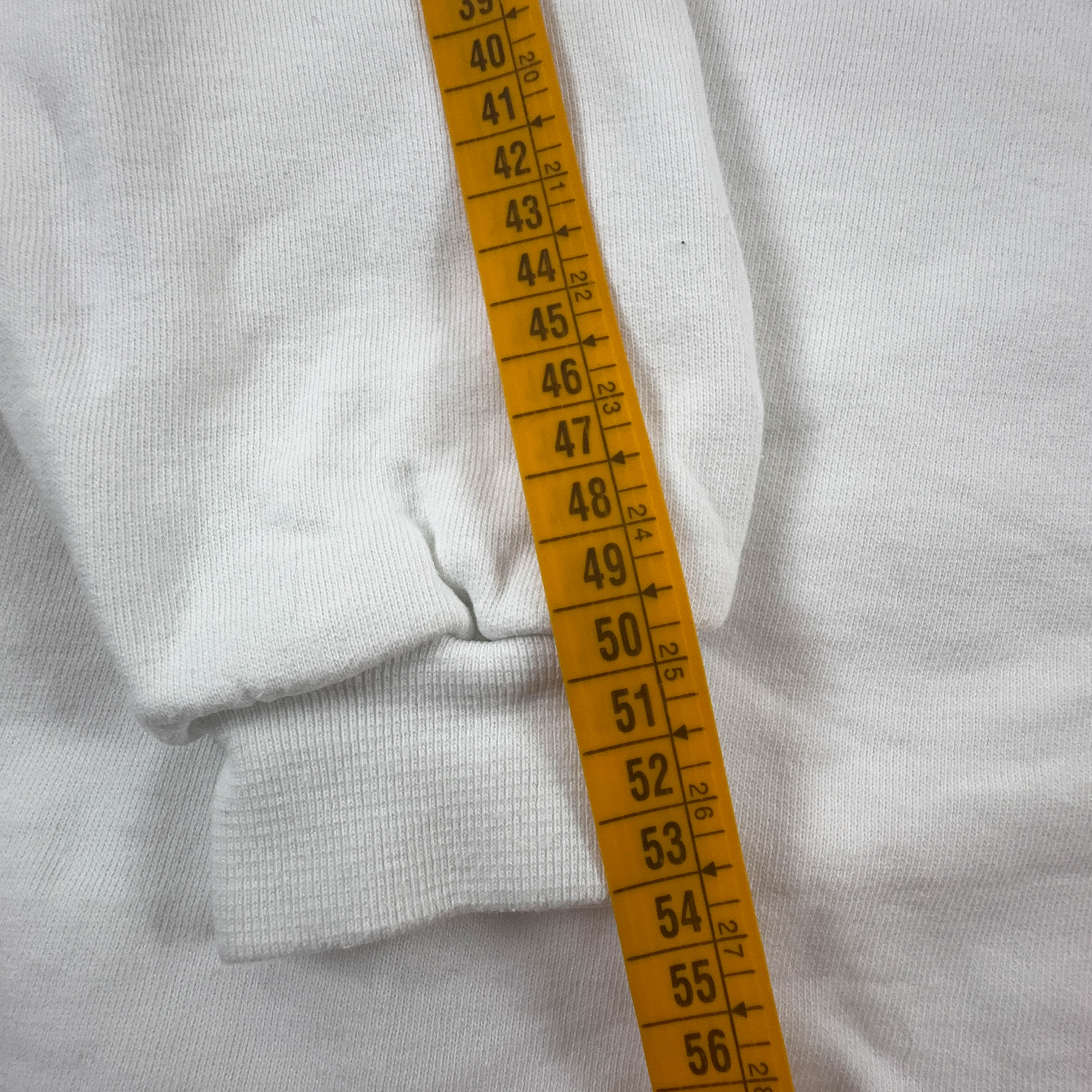 Felpa Adidas Vintage bianca a girocollo anni 90 - Taglia S/M uomo