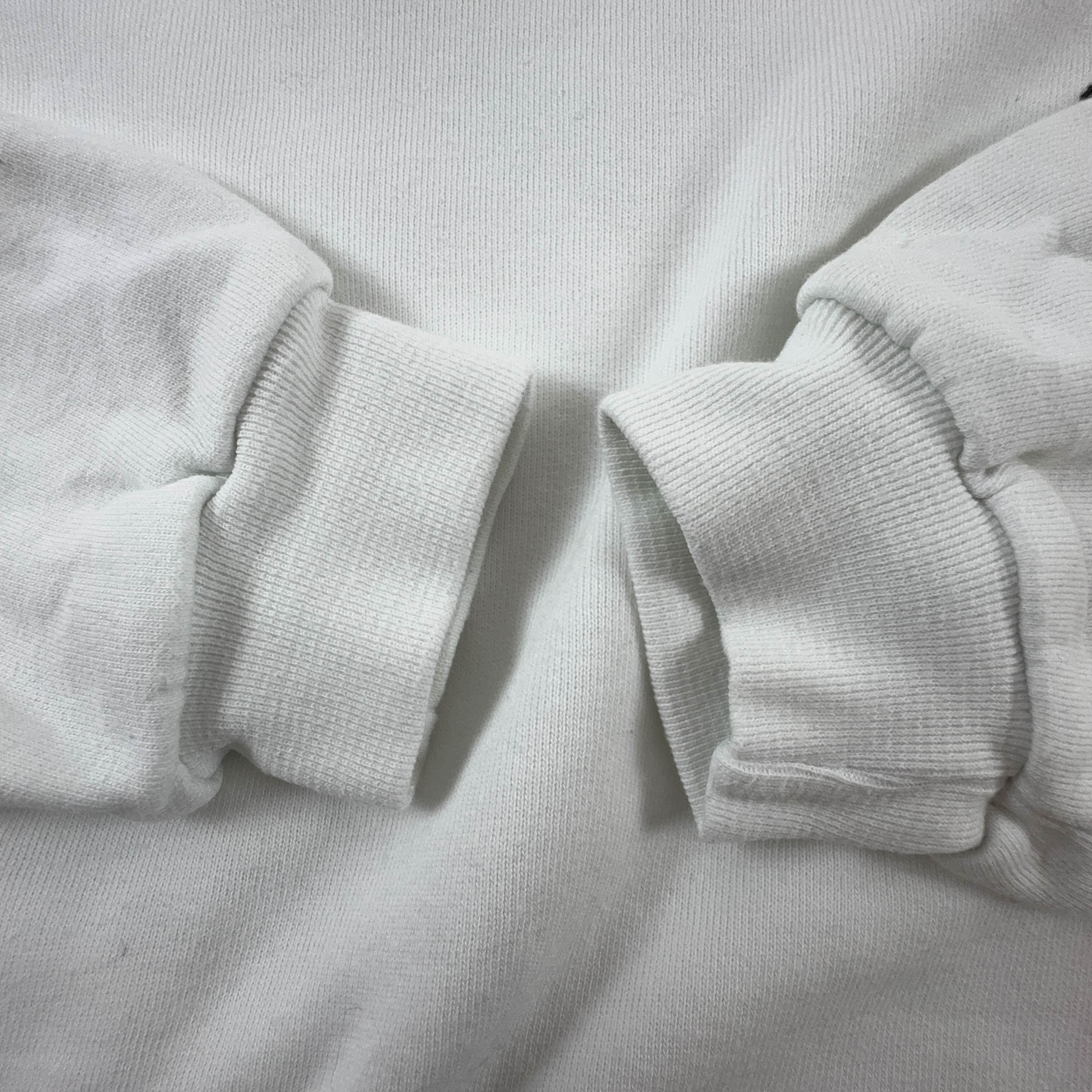 Felpa Adidas Vintage bianca a girocollo anni 90 - Taglia S/M uomo