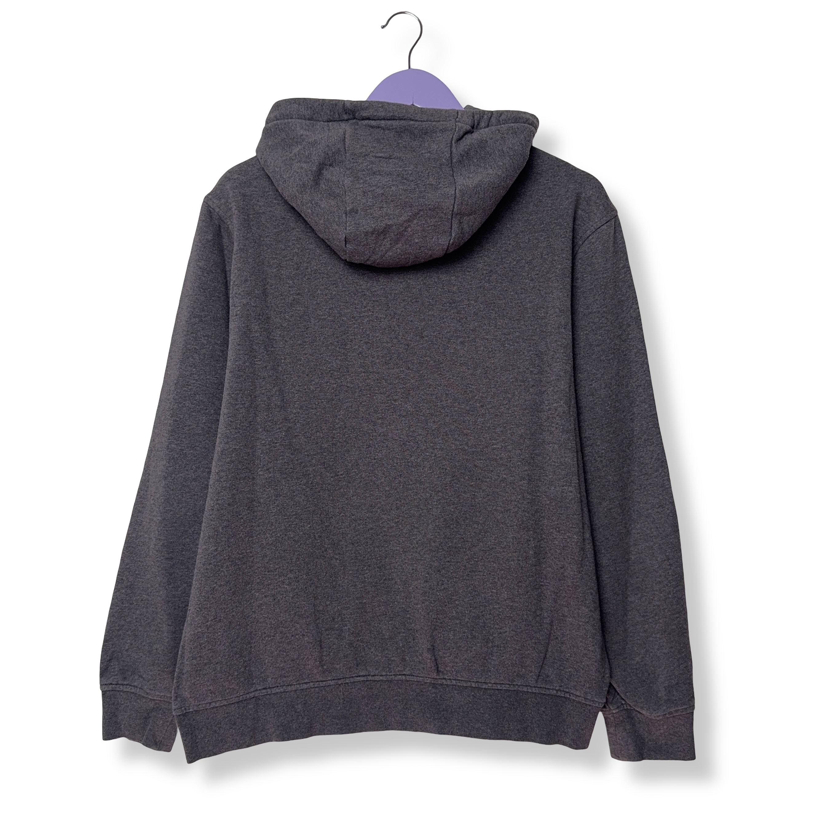 Felpa Lacoste grigia con cappuccio e tasche con zip - Taglia 5 L uomo