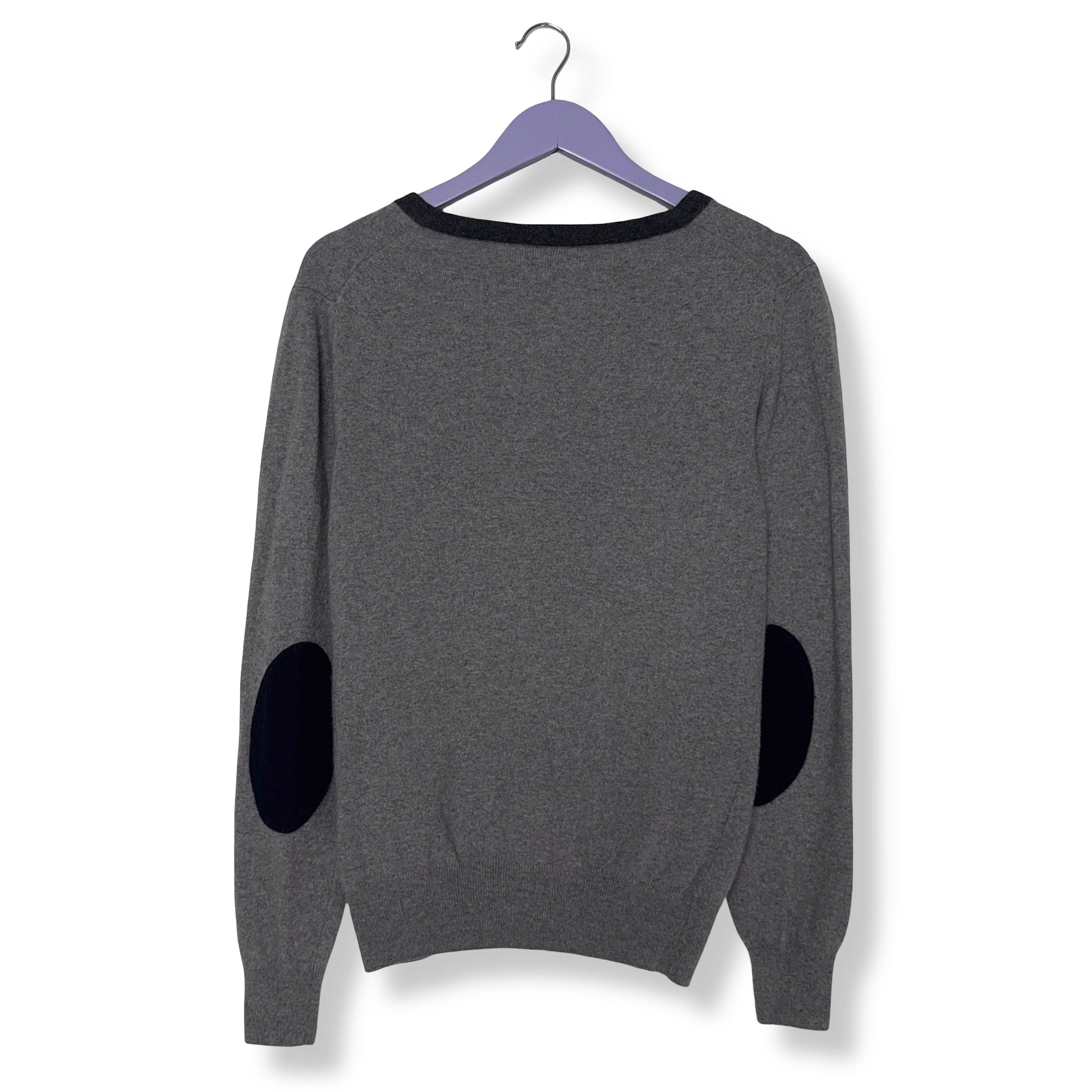 Cardigan Fred Perry grigio 50% lana e cashmere - Taglia M uomo