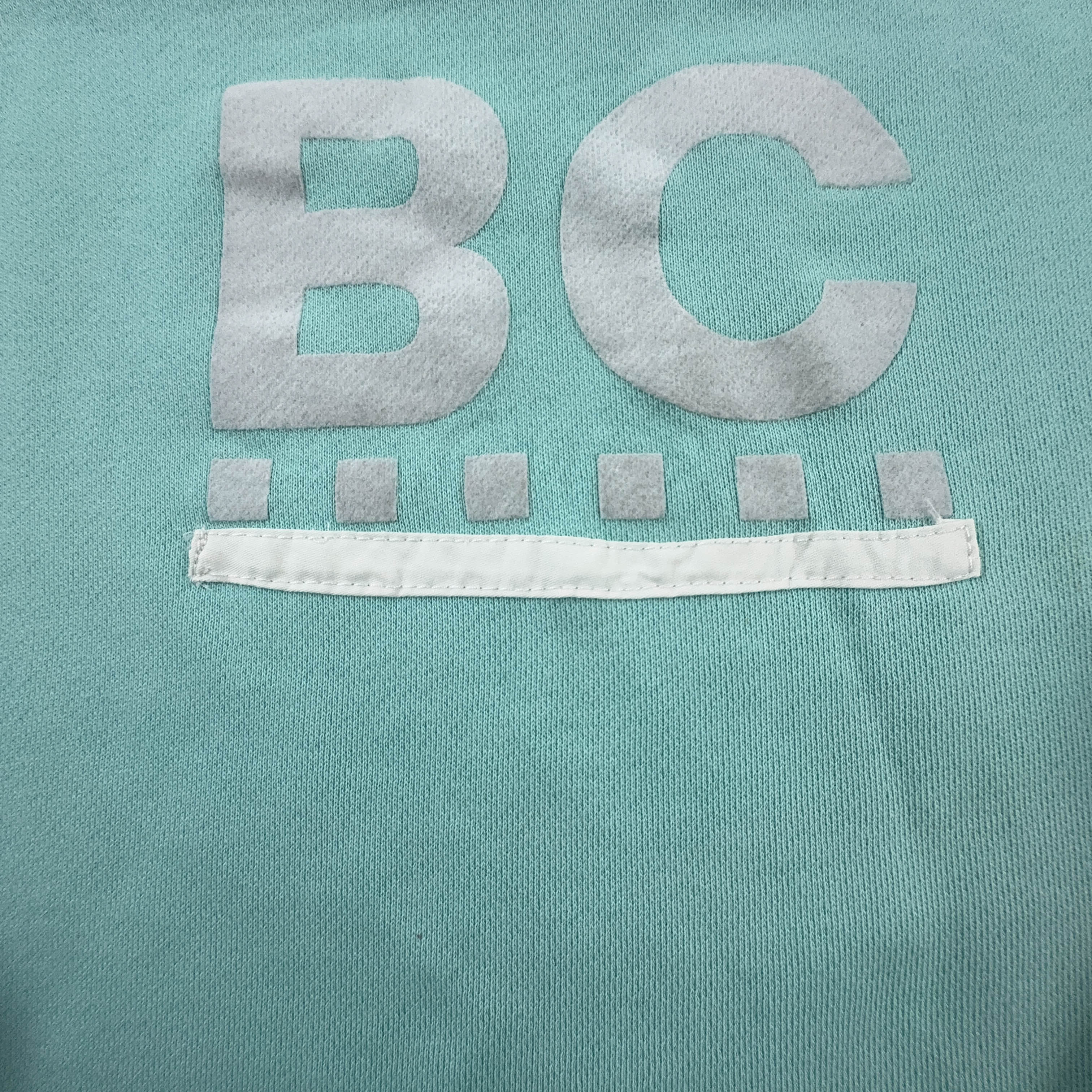 Felpa Best Company Vintage azzurra a girocollo in cotone - Taglia L uomo